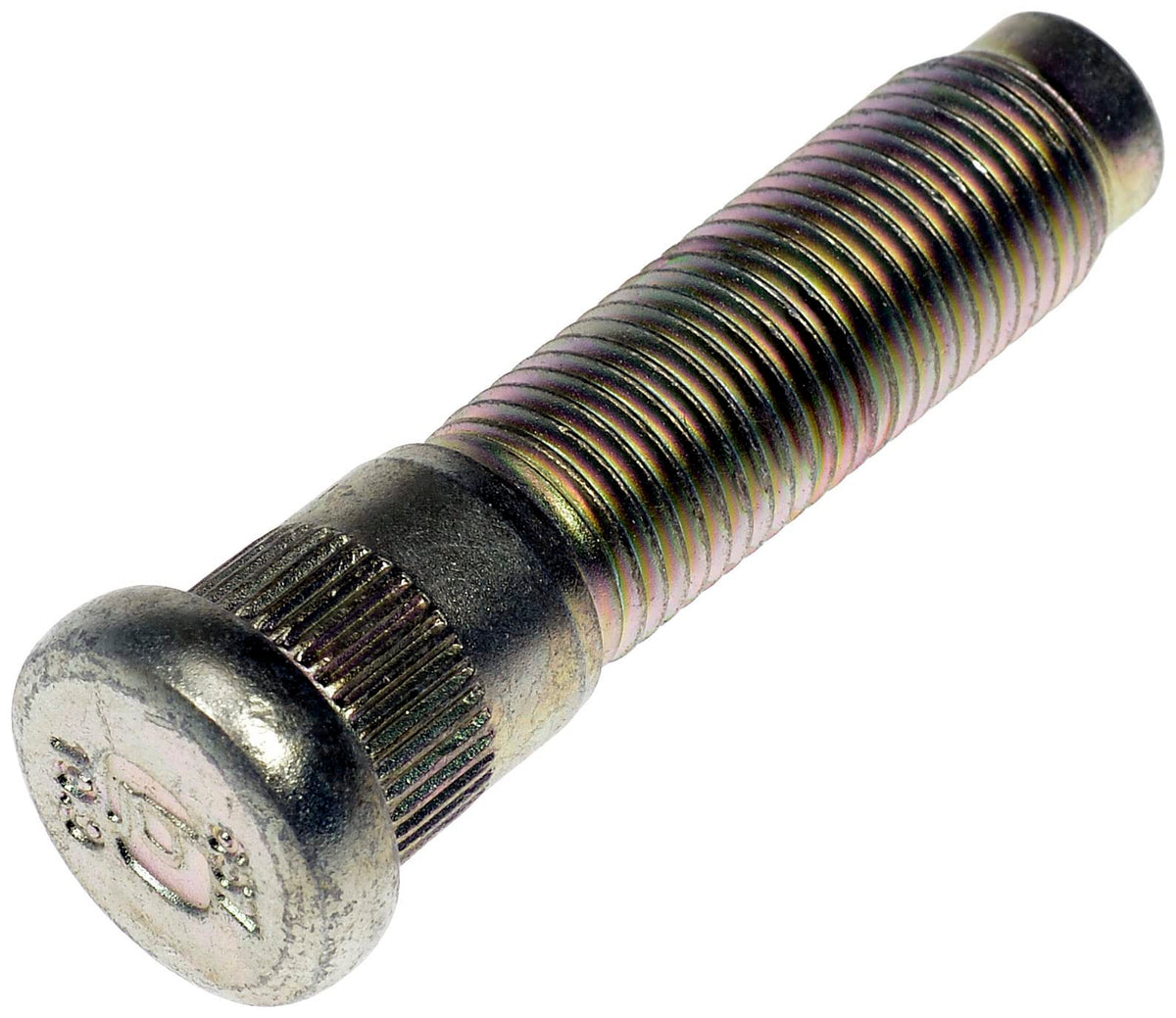 Dorman 610-637 Rear M14-1.50 Serrated Wheel Stud - 15.75mm Knurl, 65mm Length Compatible with Select Jeep Models, Pack of 10