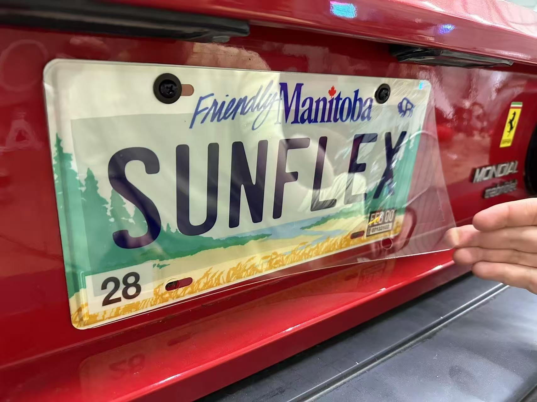 License Plate Transparent Security Frame, Privacy Focused Design,Clear Reflective Waterproof Tag and Weatherproof Shield,Anti-Gl