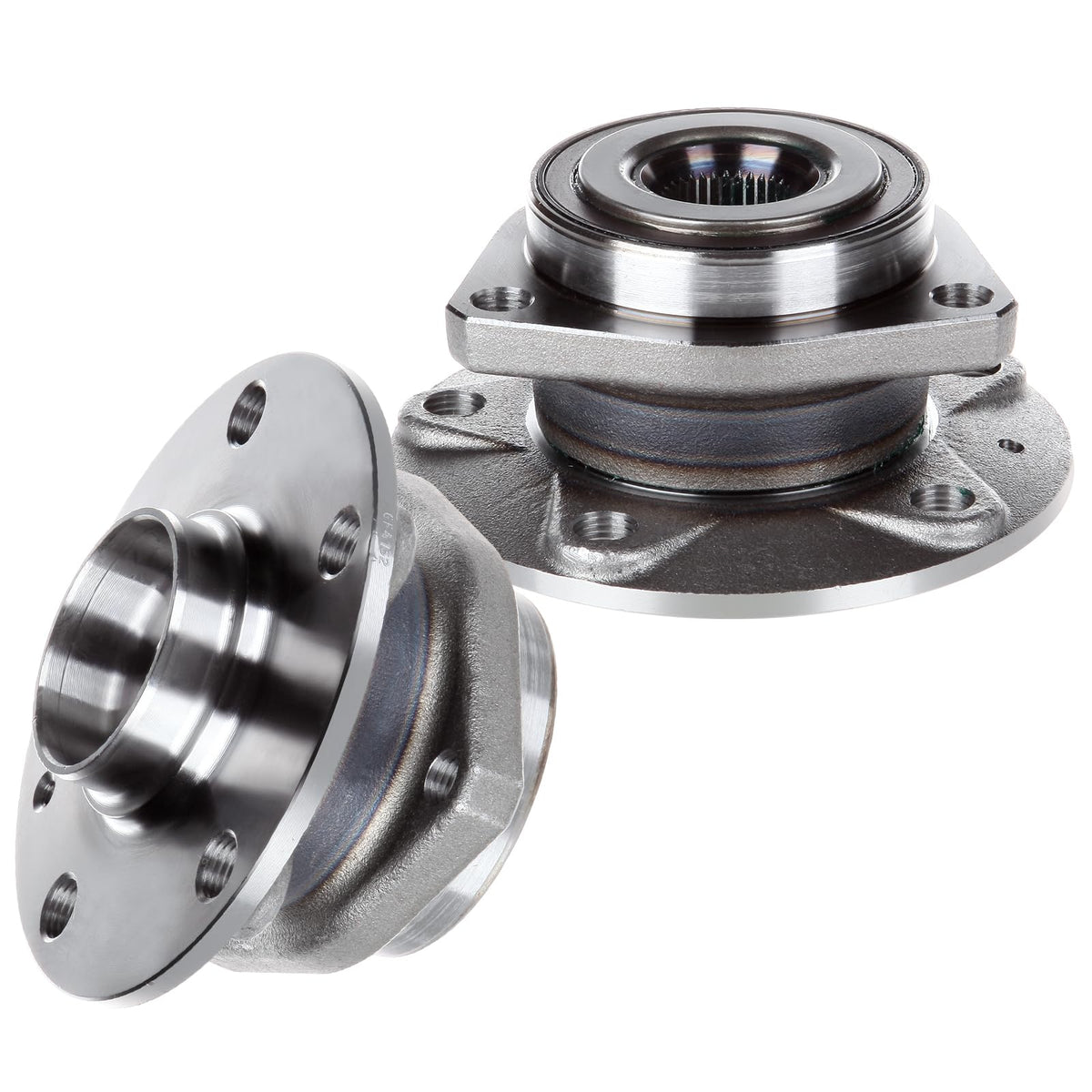 ECCPP Replacement for Pair of 2 Front Wheel Hub Bearing Assembly 5 Lugs w/ABS for Eos GTI Golf R32 A3 513262 x2
