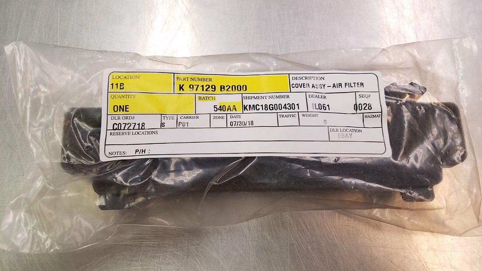 KIA Cover Assy-AIR FILTE