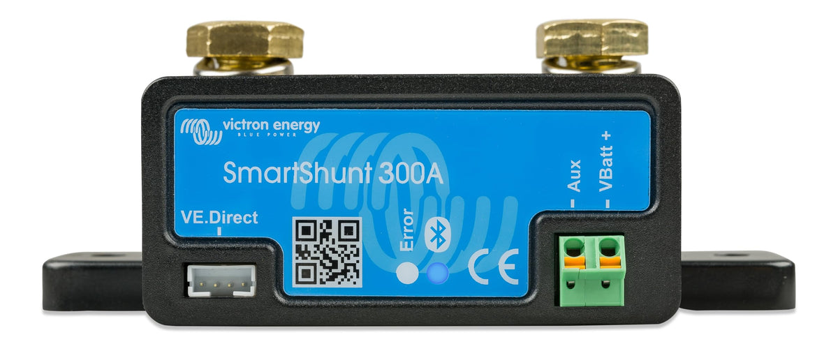 Victron Energy Smartshunt Battery Monitor (Bluetooth) - Victron Smart Shunt - 6.5V-70V, 300 Amp