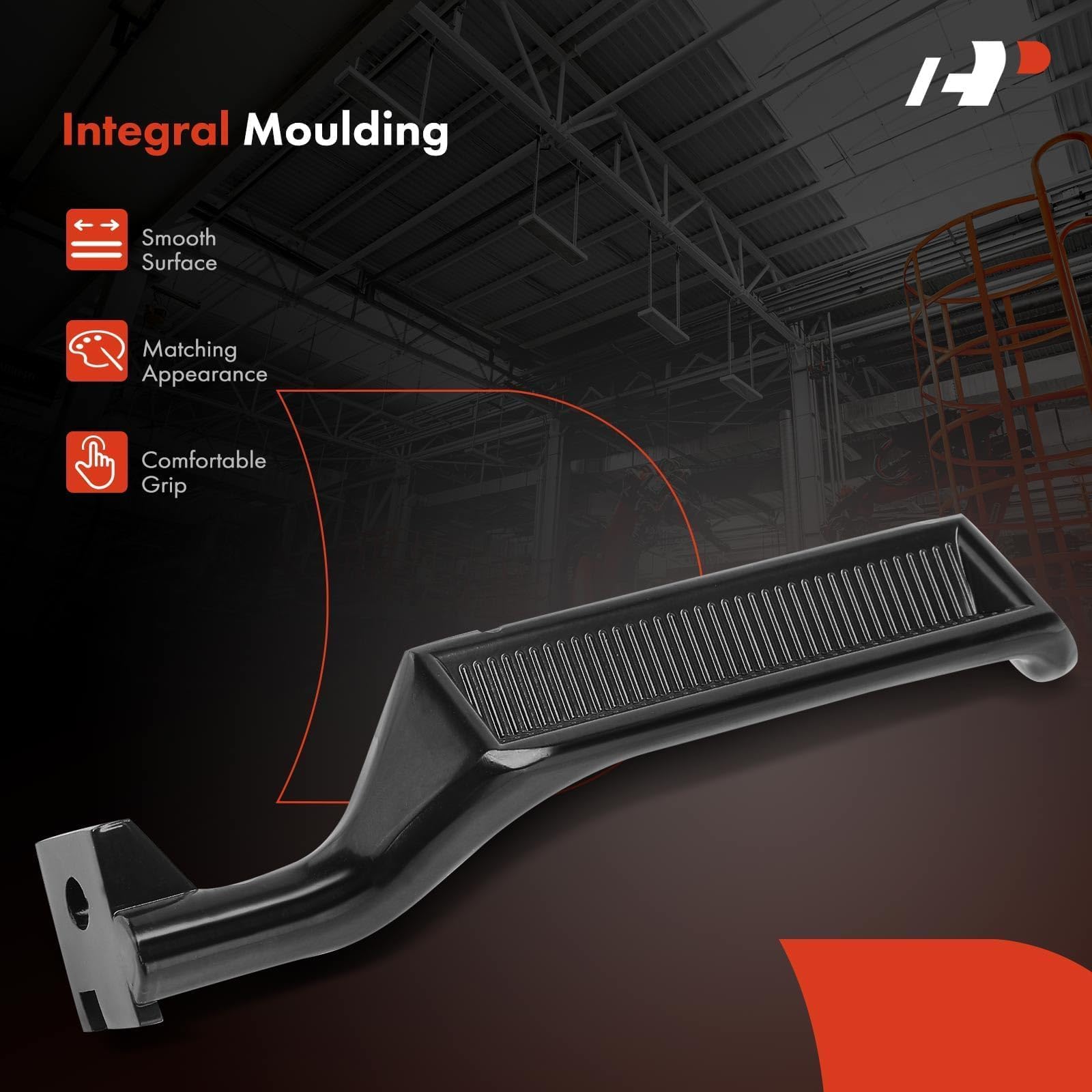 A-Premium - Interior Door Handles All Metal Pair Front Rear Driver & Passenger Side - Compatible with 1987-1997 Ford F150 F250 F