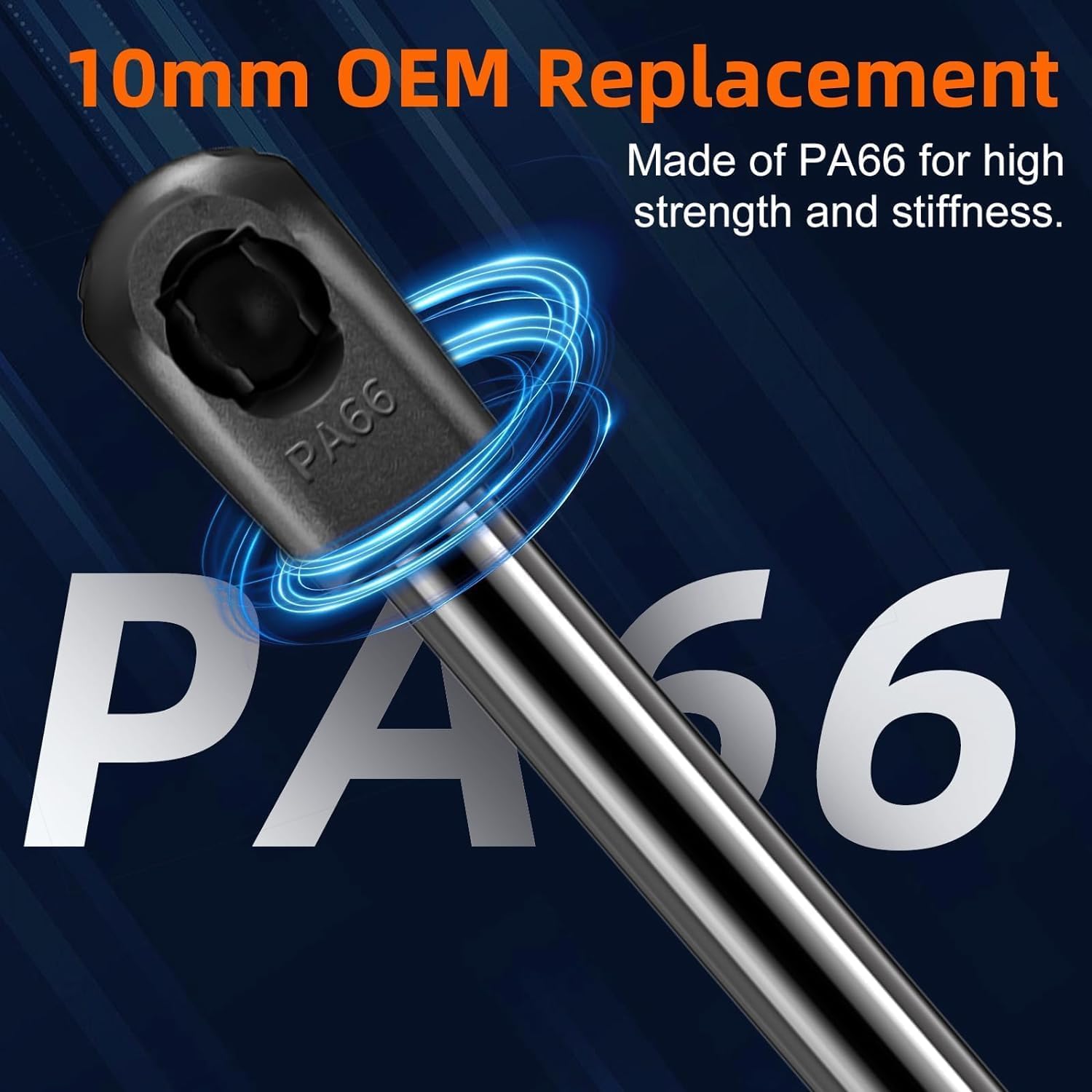 Euplokeer Qty (2) Ml33-40 15In Gas Strut For Sungtop Leer Are Truck Camper Topper Cap Canopy, Lgp6-150-40 Gas Spring Shock Lift