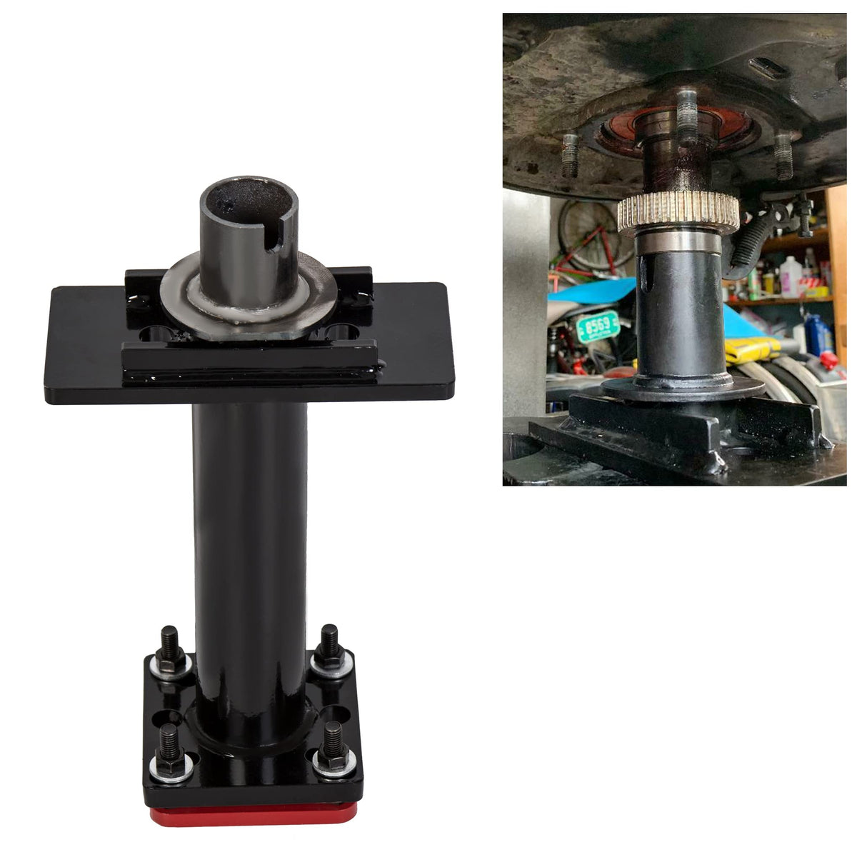 Ecotric Rear Wheel Axle Bearing Puller And Abs Tone Ring Tool/Installer Compatible With 1995-2020 Toyota 4Runner Hilux T100 Taco