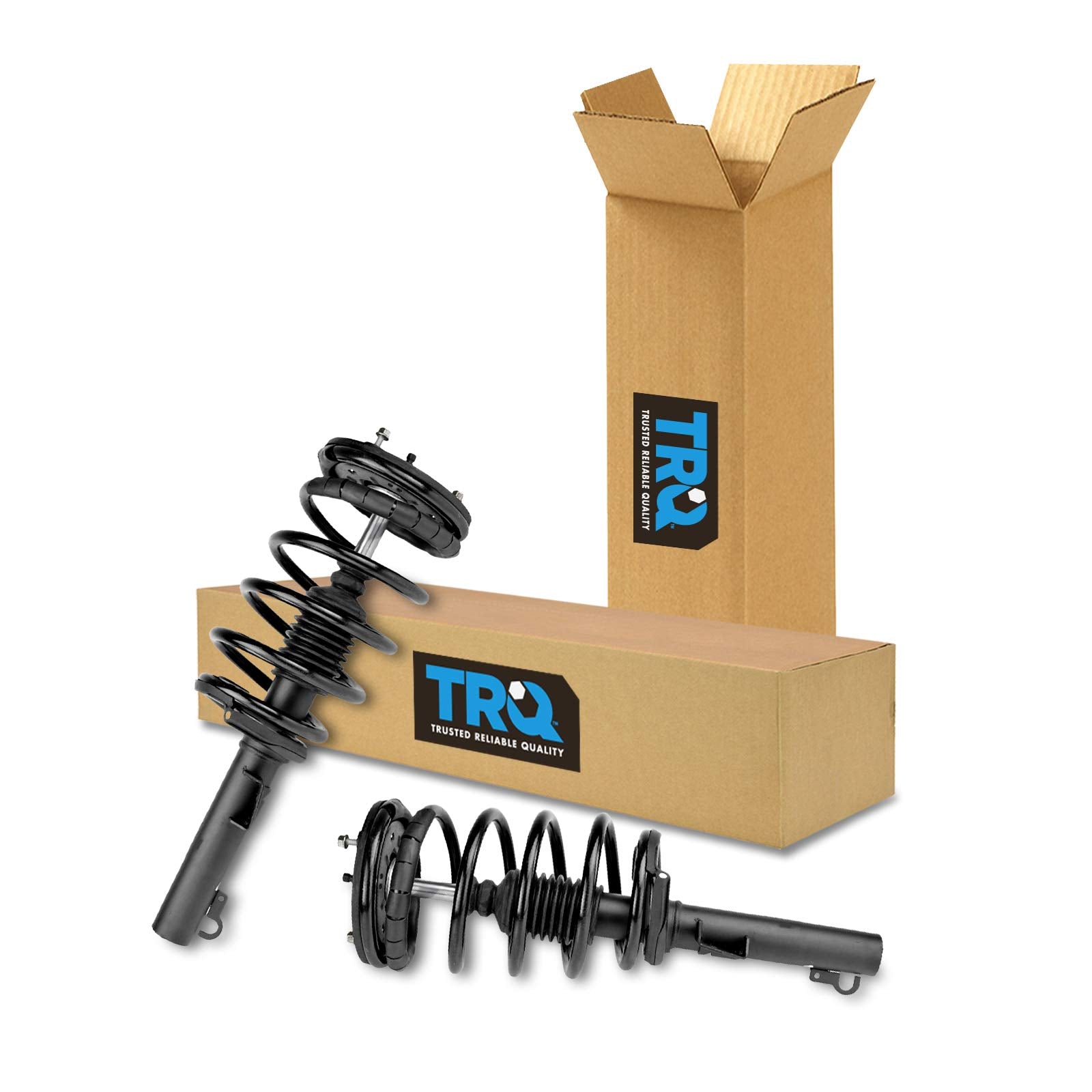 Trq Front Strut & Coil Spring Assembly Set Driver & Passenger Sides Compatible With 95-03 Ford Windstar