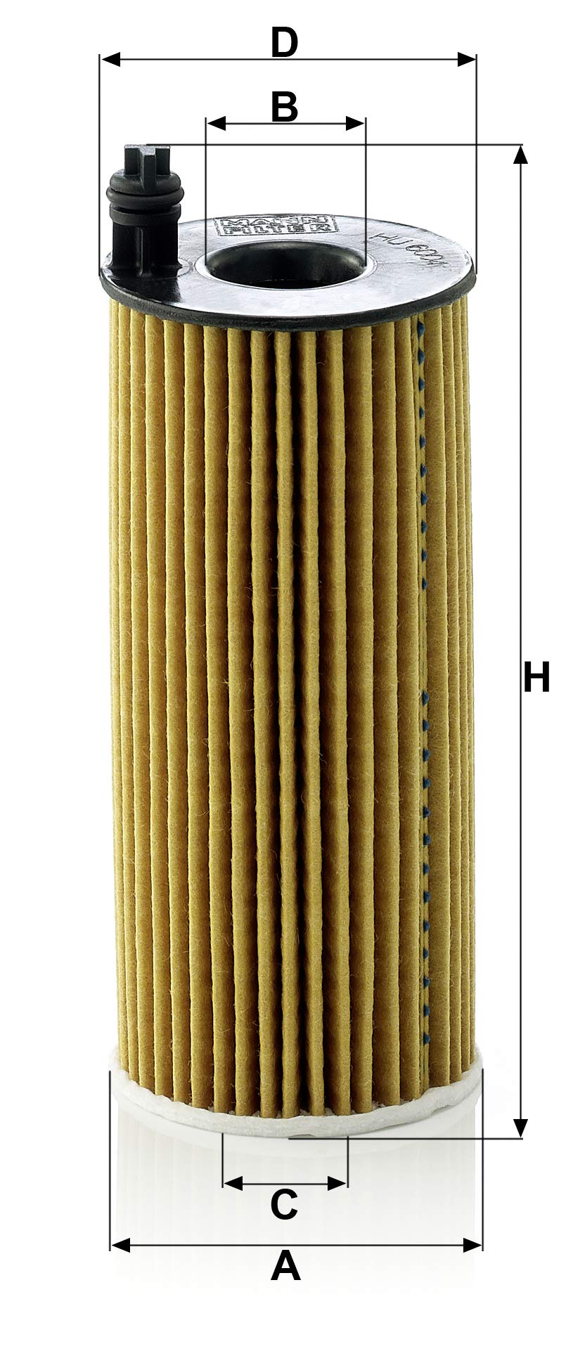 Mann Filter Mann-Filter Hu 6004 X Oil Filter - Cartridge