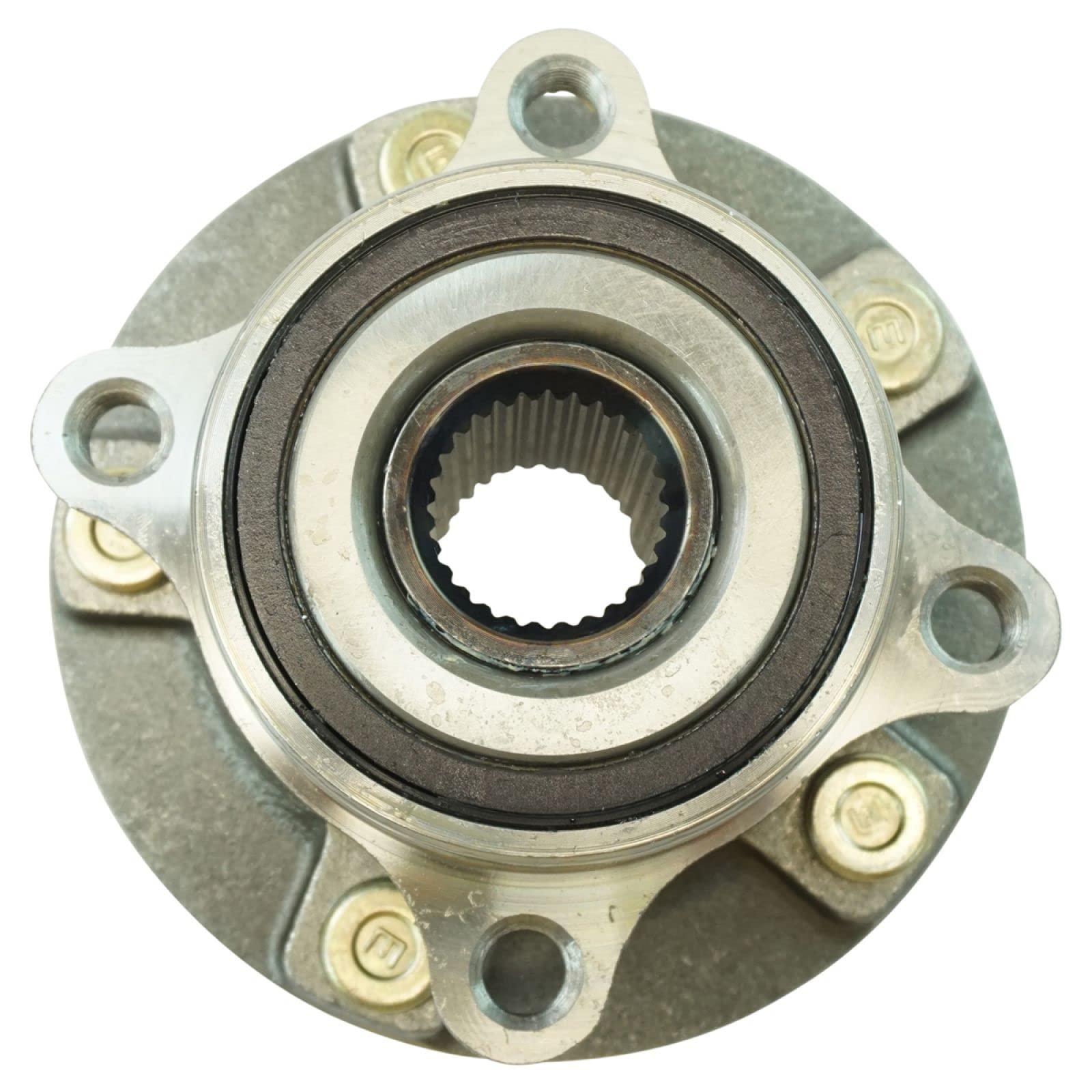 Trq Front Wheel Hub Bearings Assembly Set Compatible With 2008-2015 Mitsubishi Lancer