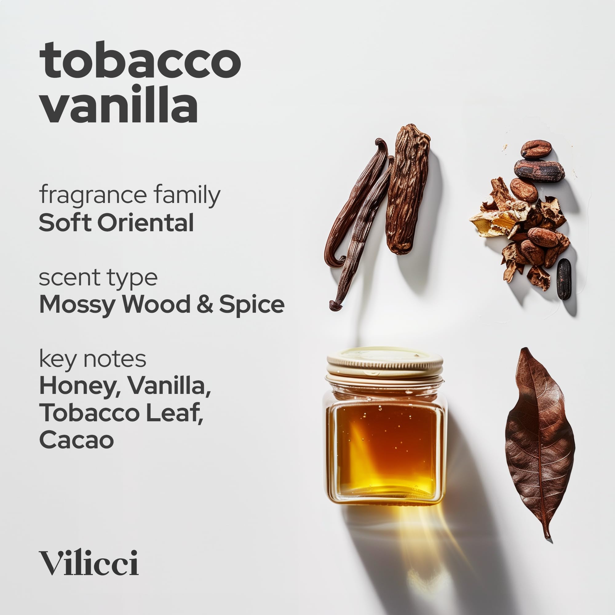 Vilicci Car Air Freshener - Tobacco Vanilla Scent - Elegant Car Fresheners, Air Freshener For Car, Premium Car Hanging Air Fresh