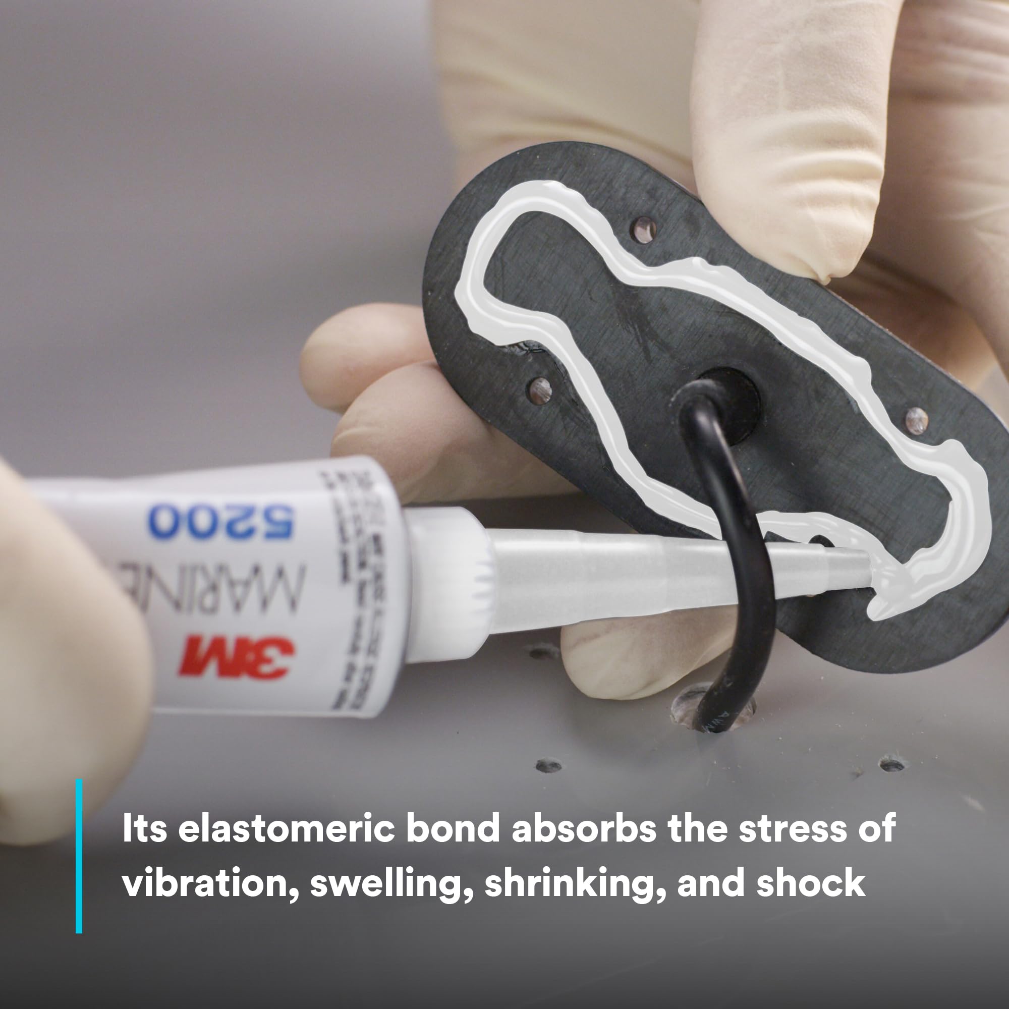 3M Marine Adhesive Sealant 5200 (05203) Permanent Bonding And Sealing For Boats And Rvs Above And Below The Waterline Waterproof