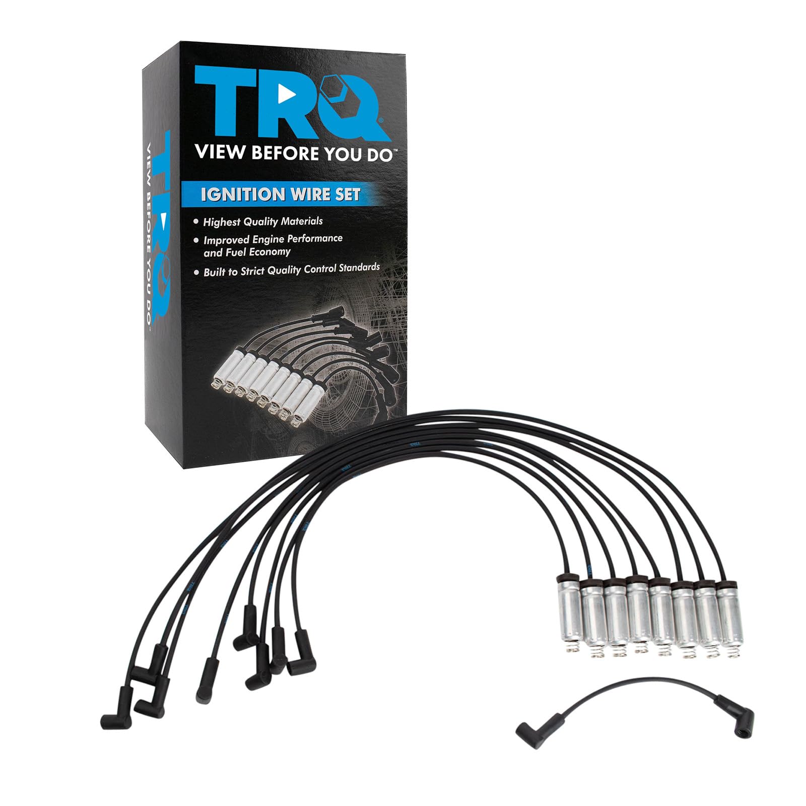 Trq Spark Plug Wire Set Compatible With 1994-1997 Chevrolet 1993-1997 Gmc