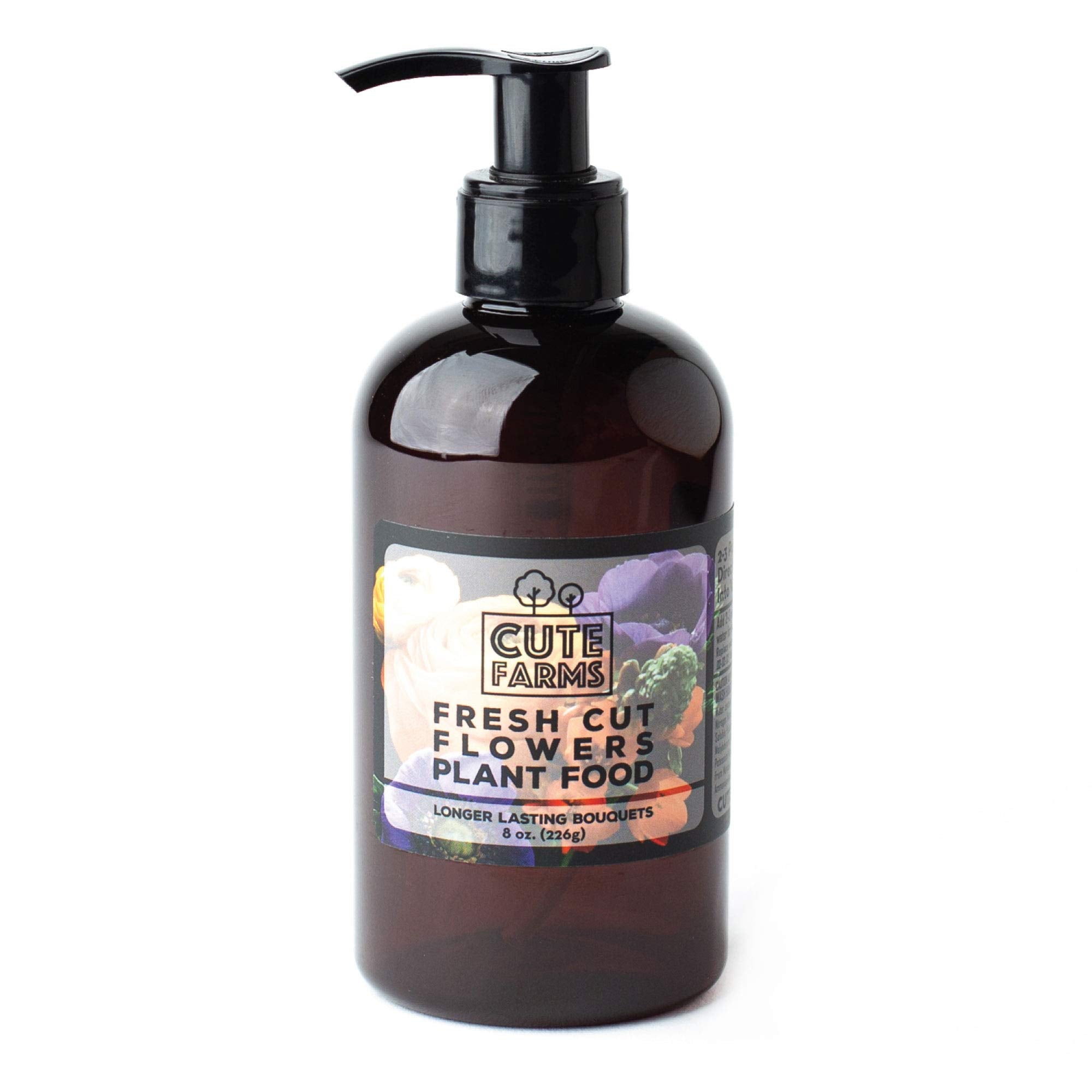 Fresh Cut Flower Food For Longer Lasting Blooms  Gentle Plant Food Concentrate (8 Oz Bottle)