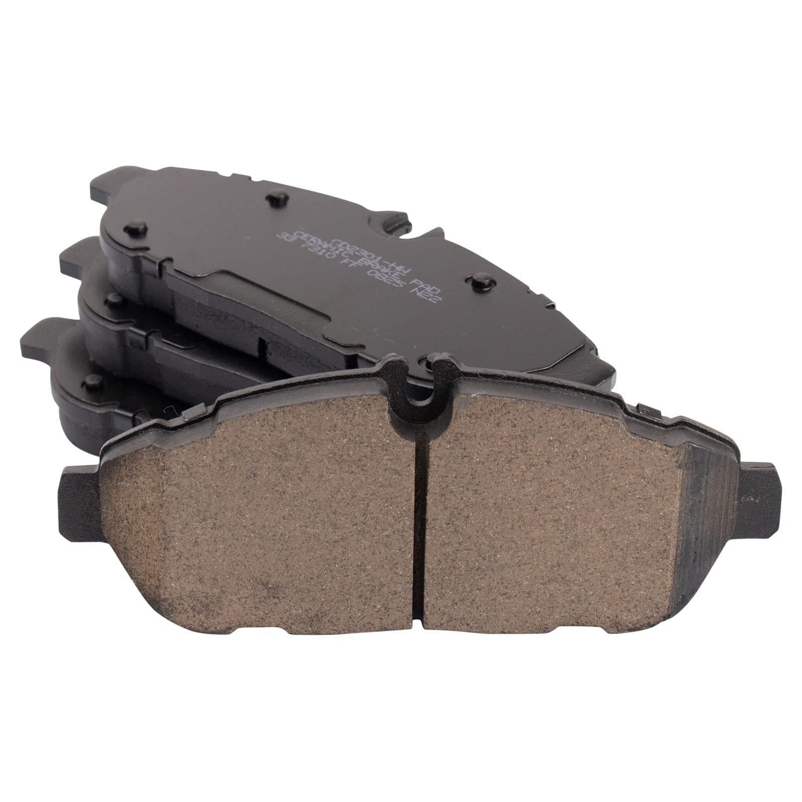 Trq Front Brake Pads Ceramic Compatible With 2020-2023 Ford Transit-150 Transit-250 Transit-350 Transit-350 Hd