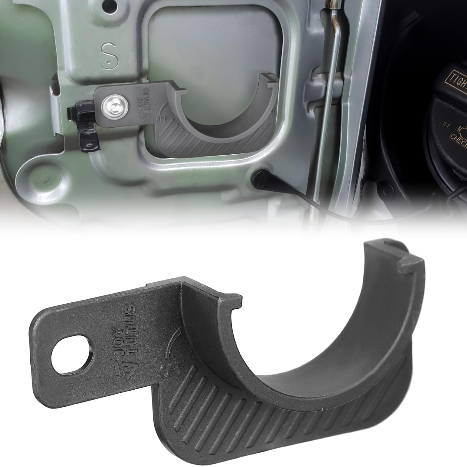 JOYTUTUS Gas Cap Holder Compatible with 2005-2015 Tacoma 2nd Gen Fuel Cap Holder Tacoma Accessories, Only Fits Short Bed