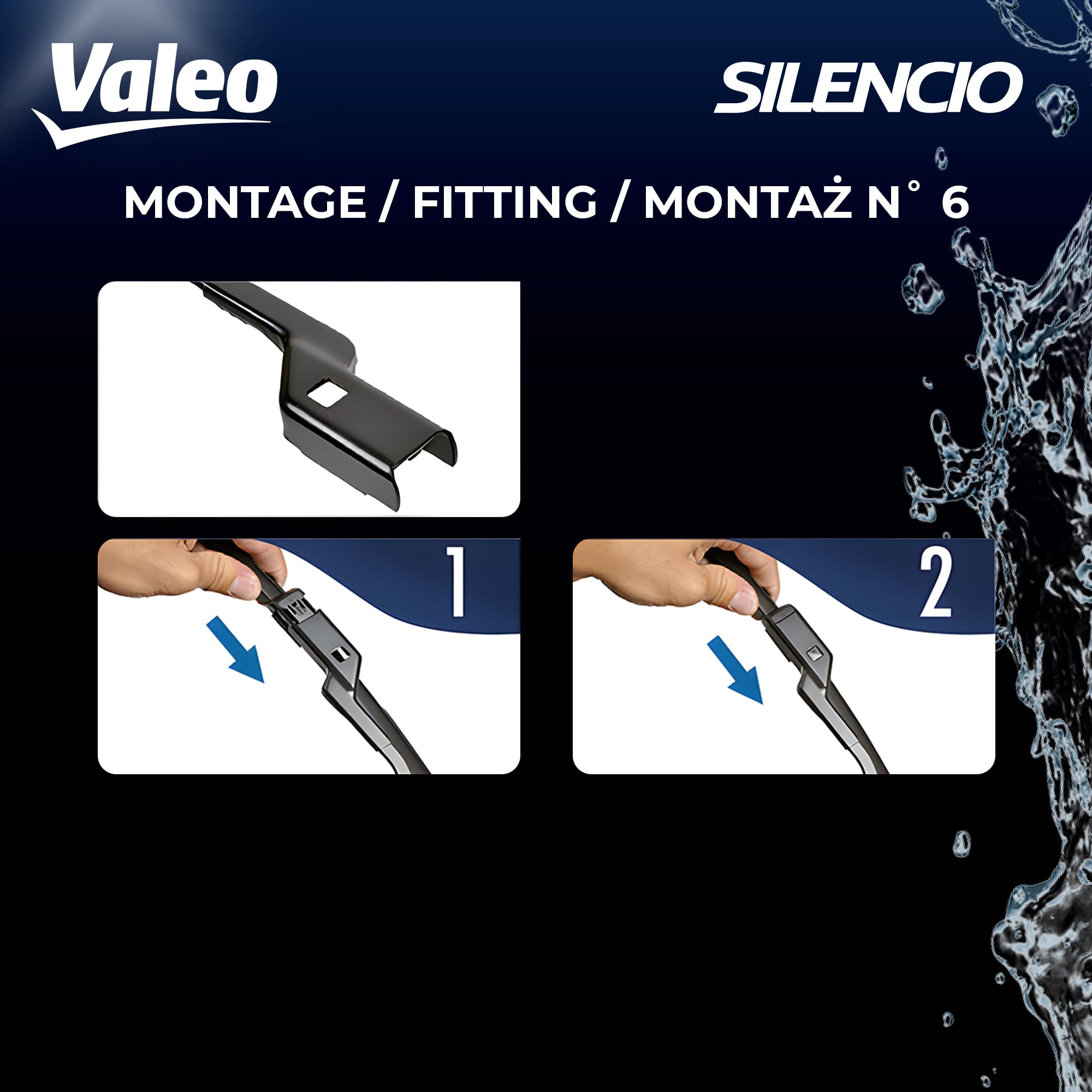Valeo 574346 (Vm310) Silencio X-Trm Wiper Blade Set - 21''/19'' (Pack Of 2)