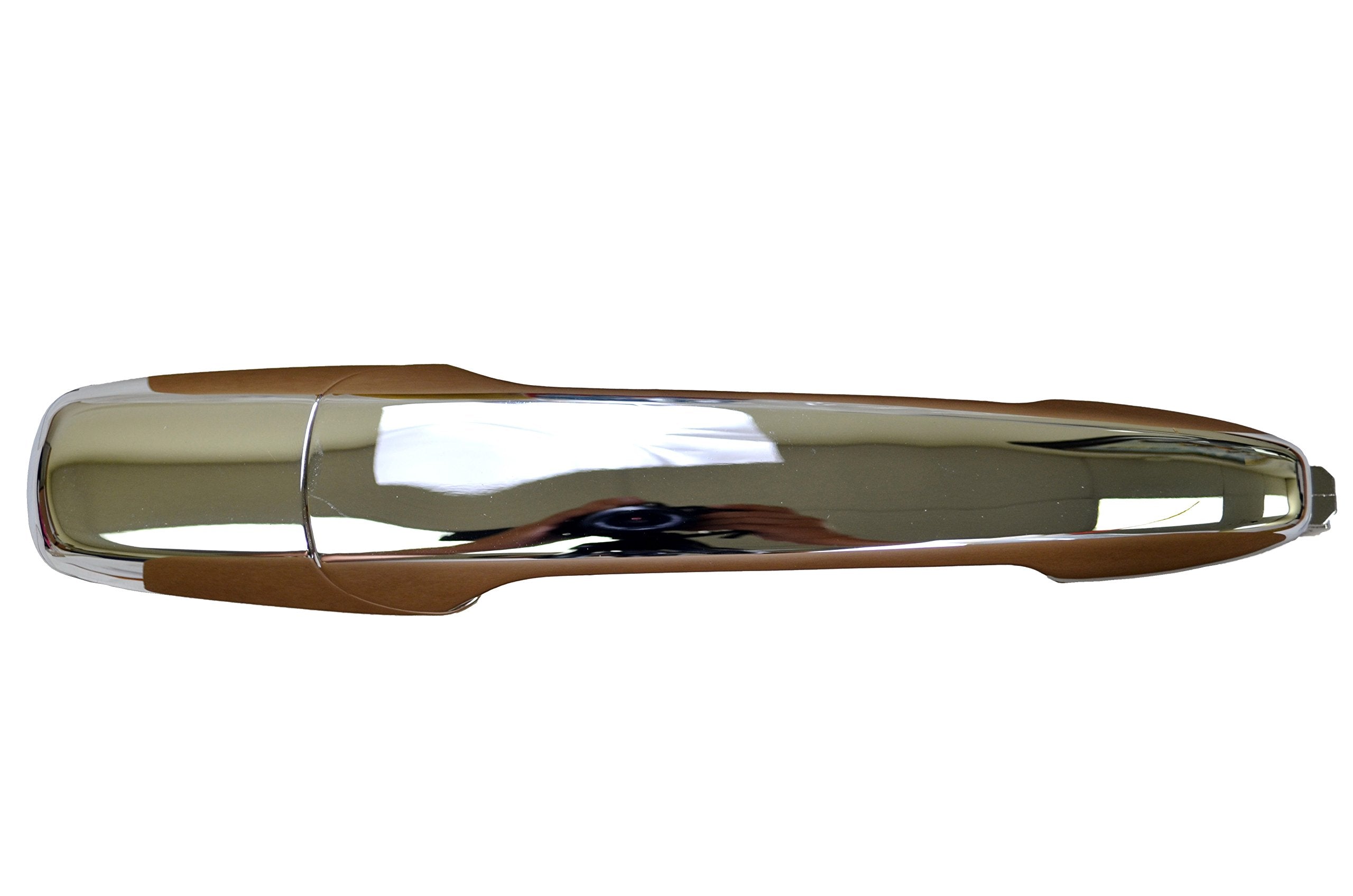 PT Auto Warehouse FO3705MFRK  Outside Exterior Outer Door Handle, Chrome  Passenger Side Front
