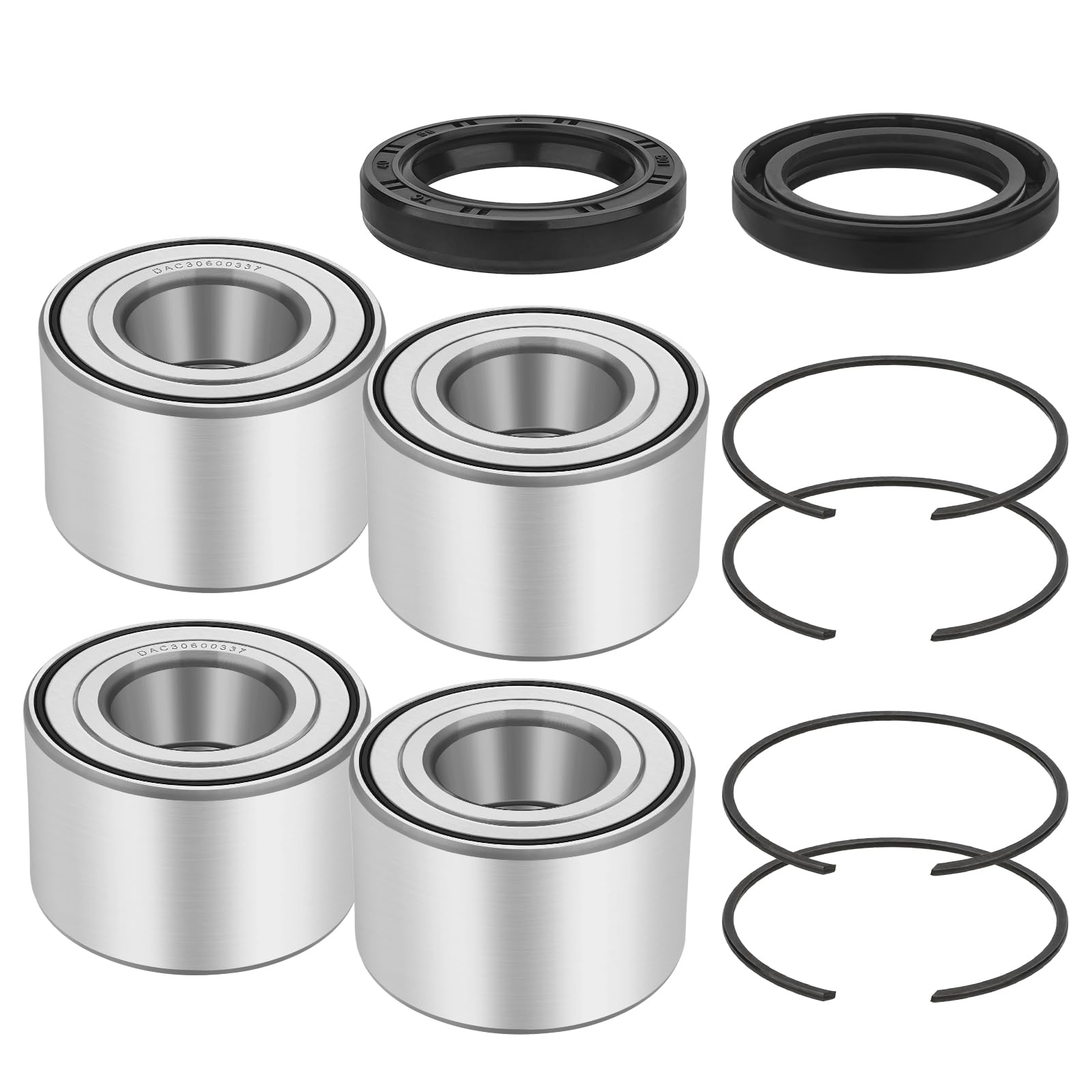 Front&Rear Heavy Duty Wheel Bearing Kit for Can Am Maverick 1000 Commander 1000 800 2011-2016 OEM# 293350118 705400088 293350040