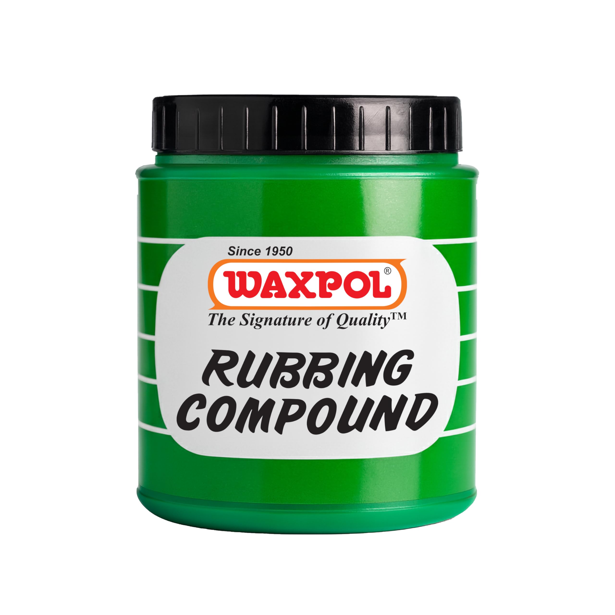 Waxpol Rubbing Compound Green 1Kg Set Of 8  Heavy Cut Scratch Remover For Deep Paint Defects, Sandpaper Marks, Swirls & Hologra