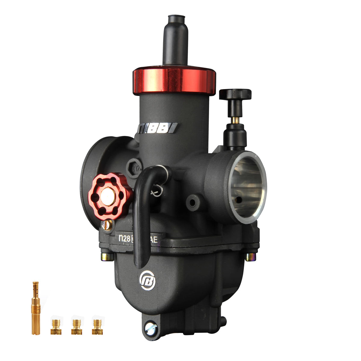 Nibbi Motorcycle Carburetor Pe28Mm 150Cc Carburetor 28Mm With Carburetor Jets Fit Honda Yamaha Suzuki Kawasaki Motorcycle Scooter Atv Dirt Bike 150Cc-250Cc Cg Gy6 Engine