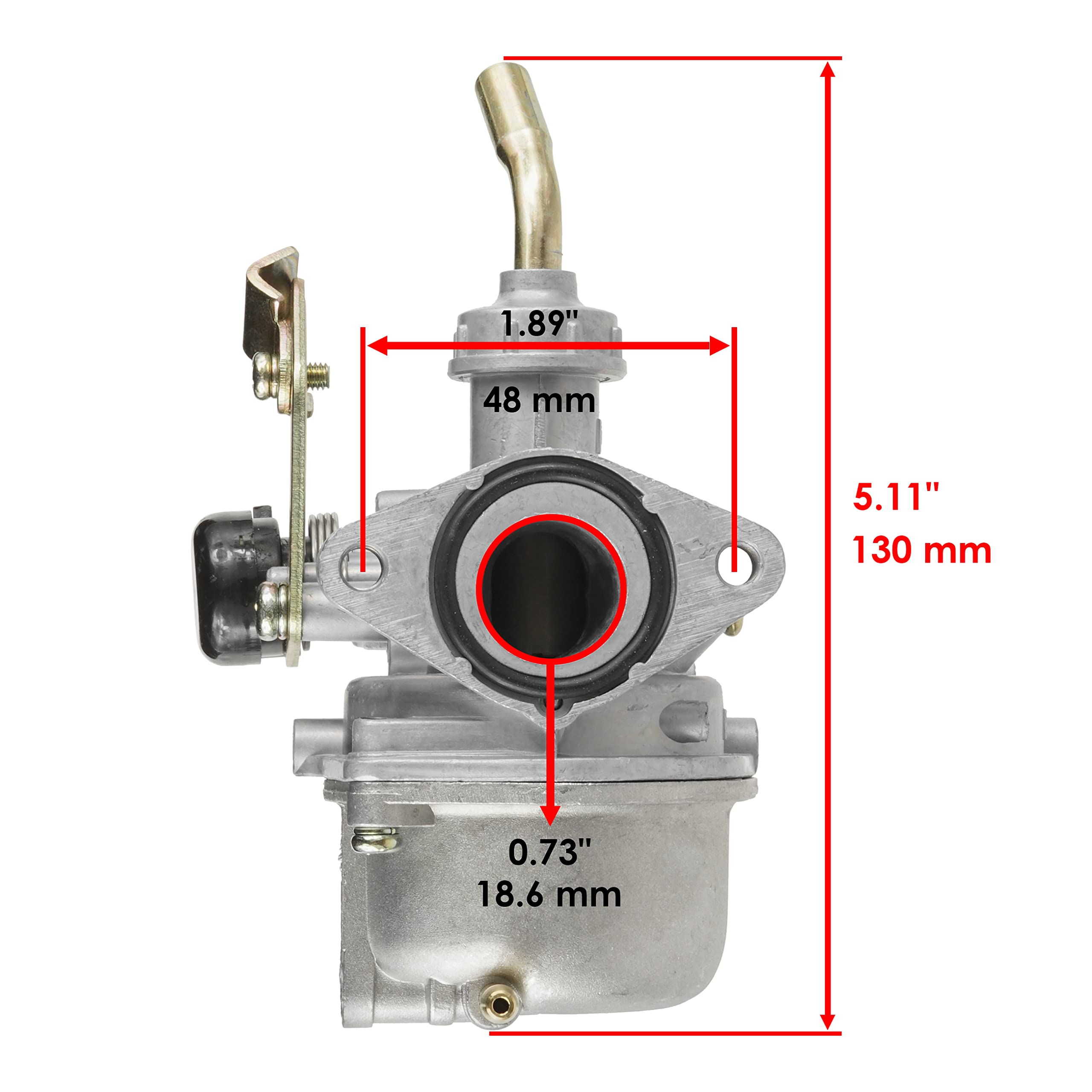 Caltric Carburetor Compatible with Polaris Outlaw 90 2007 2008 2009 2010 2011 2012 2013 2014-2016