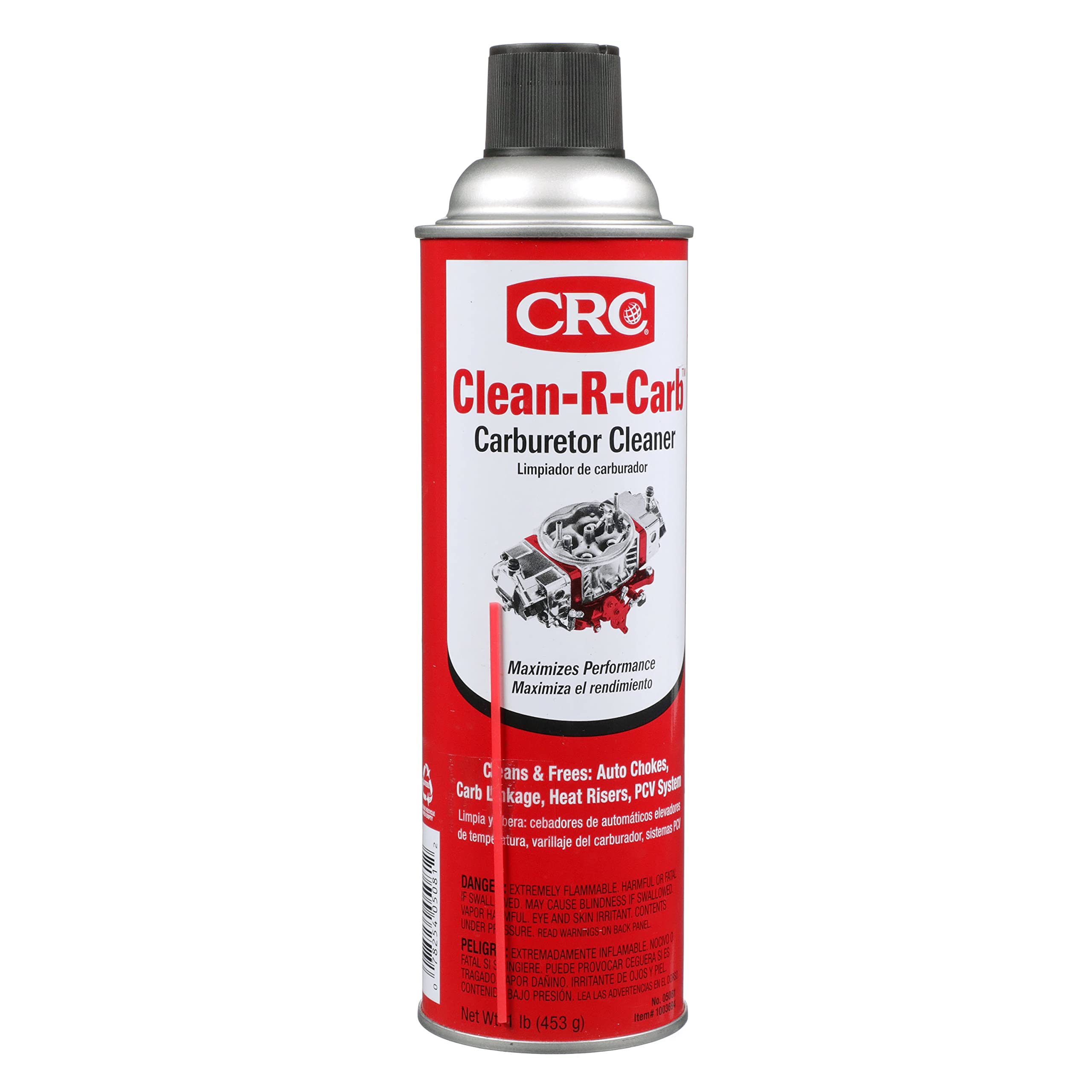 Crc Clean-R-Carb Carburetor Cleaner 05081 - 16 Wt Oz., Powerful Carb Cleaner