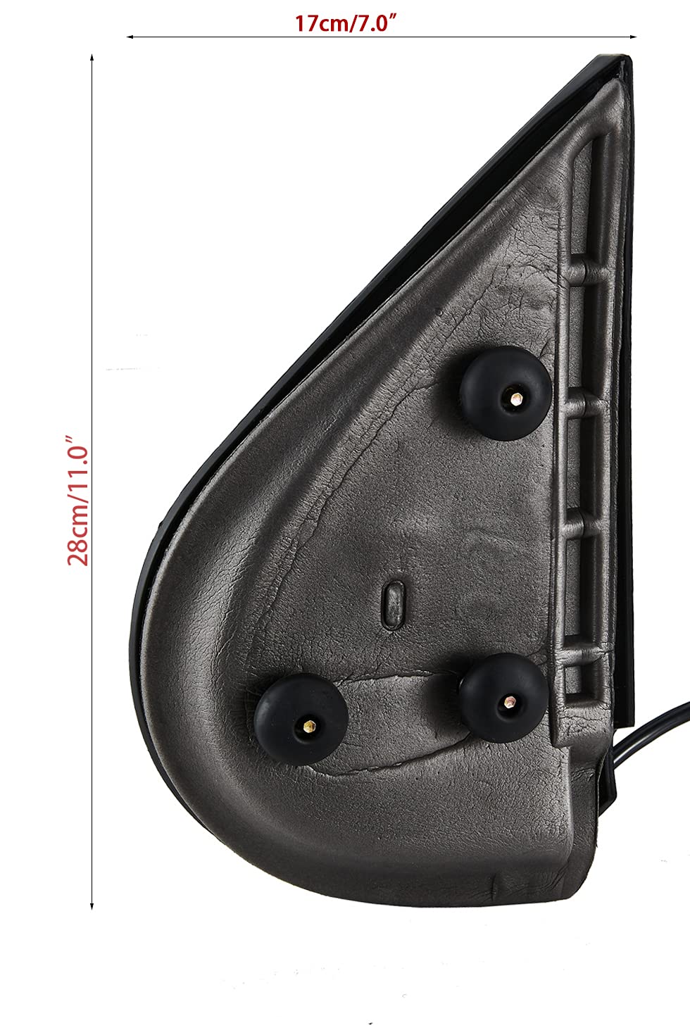 Zaposts Rearview Mirrors Replacement Fit For 2007-2013 For Chevy Silverado 1500 2500 Hd 3500 Hd For Gmc Sierra 1500 2500 Hd For Gmc Yukon/Yukon Xl 1500 Power Heated Manual Fold Right Side View Mirror