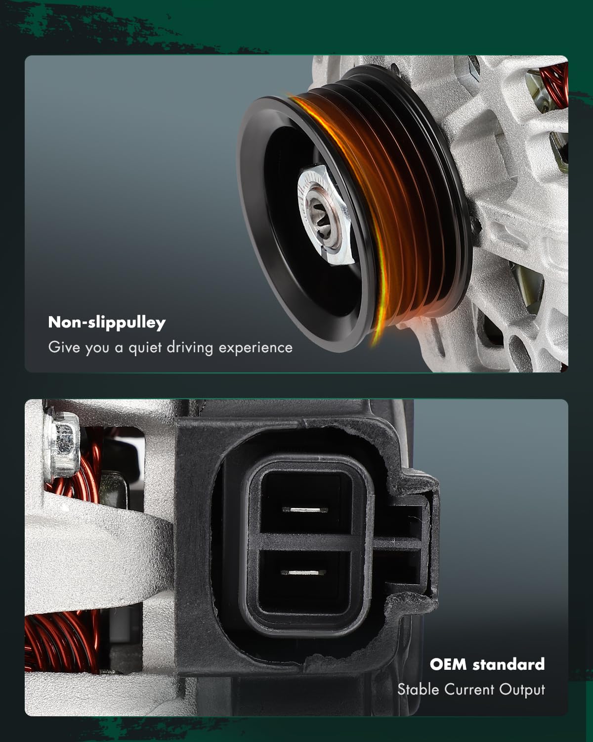 SCITOO Alternator Replacement for Kia Soul L4 10-11, for Kia Auto and Light Truck SOUL 2010 1.6L, for Kia Auto and Light Truck S