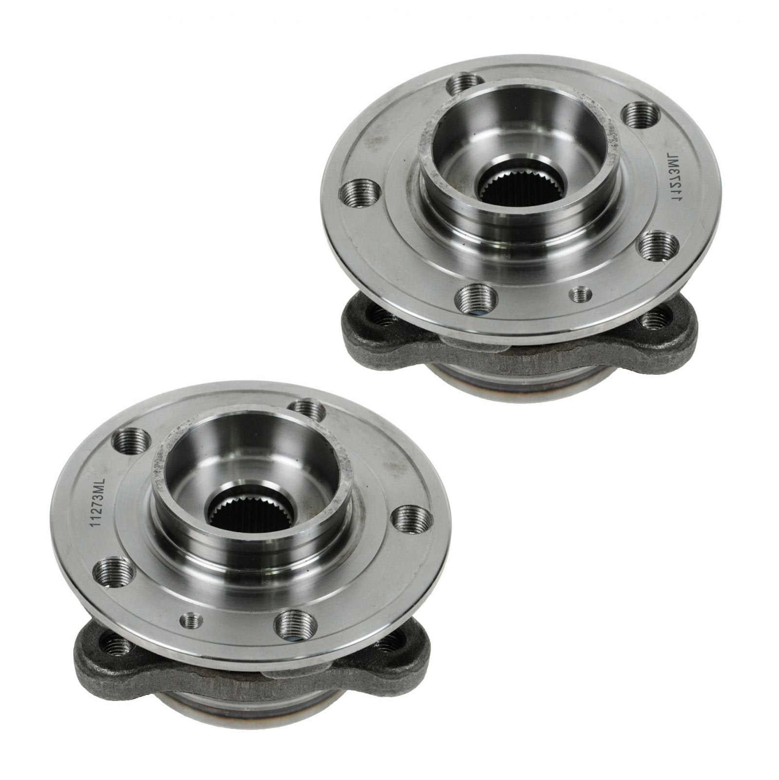Trq Front Wheel Hub Bearings Assembly Set Compatible With 2003-2007 Volvo Xc90