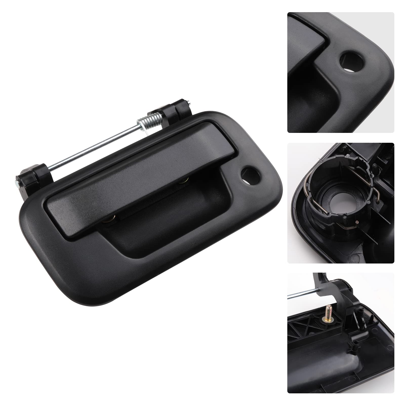 Tailgate Handle Latch Compatible with 2004-2016 Ford F150 F250 F350 F450 F550 Super Duty Explorer Lobo, Lincoln Mark LT Replace#