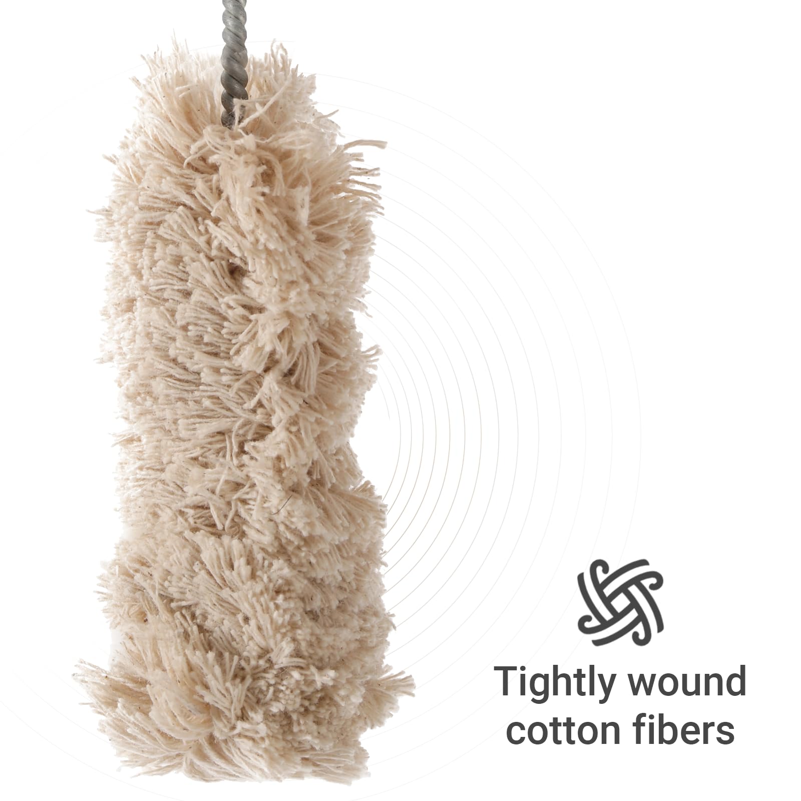 Calvana Extra Long Handle Tire Lubricant Brush Applicator Swab Set (Pack Of 4), 12.5 Inch Long, Come With Tread Depth Gauge | Un