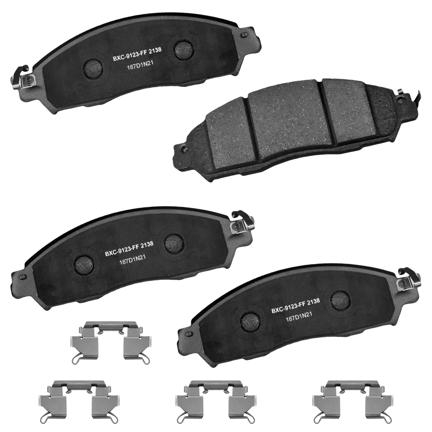 Bendix Premium Sbc2138 Ceramic Front Brake Pads For Nissan Leaf 2019-2018, Nv200 2021