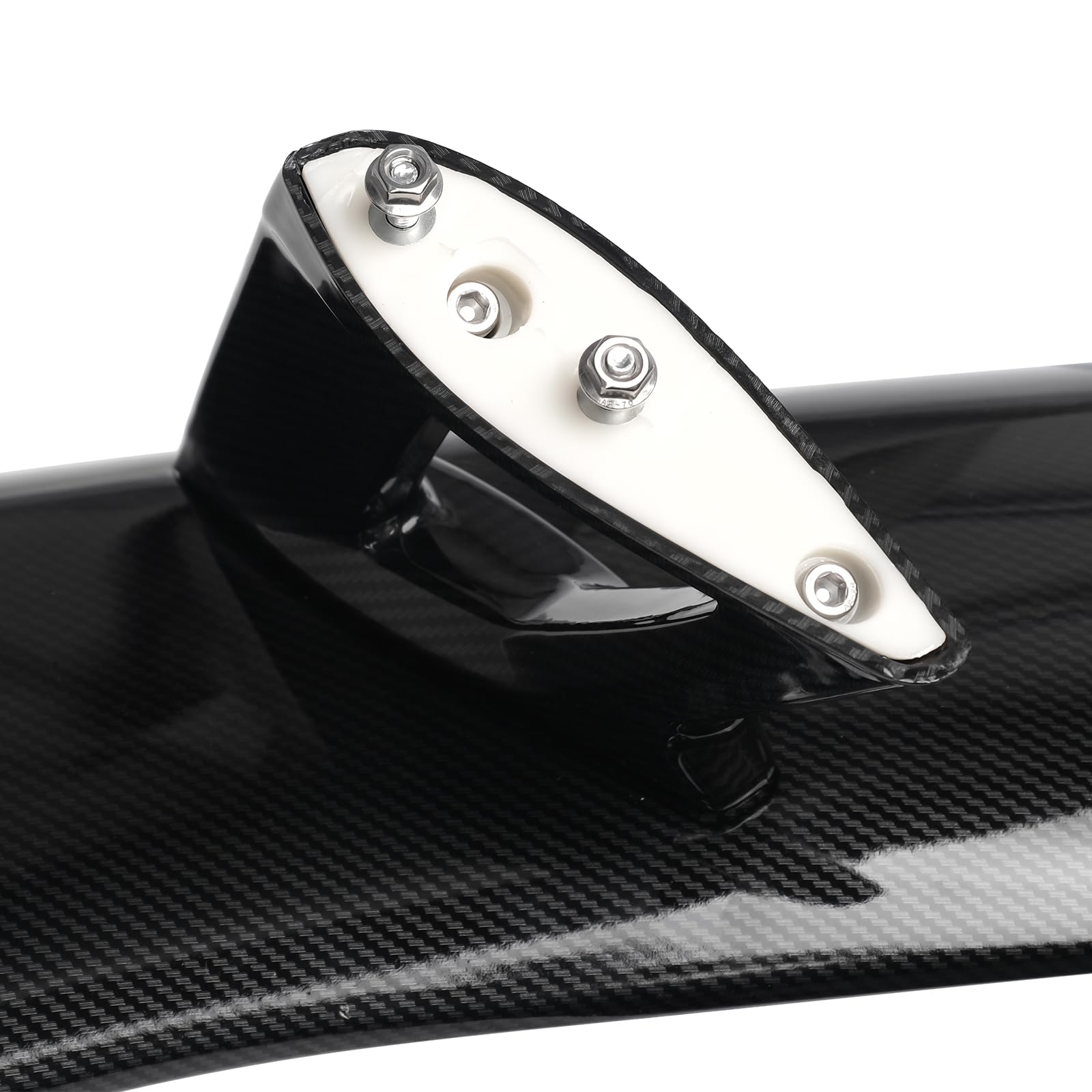 APSVE Carbon Fiber Look Rear Spoiler Wing for 2016-2024 Chevy Camaro SS RS LT, ZL1 1LE Style, Plastic