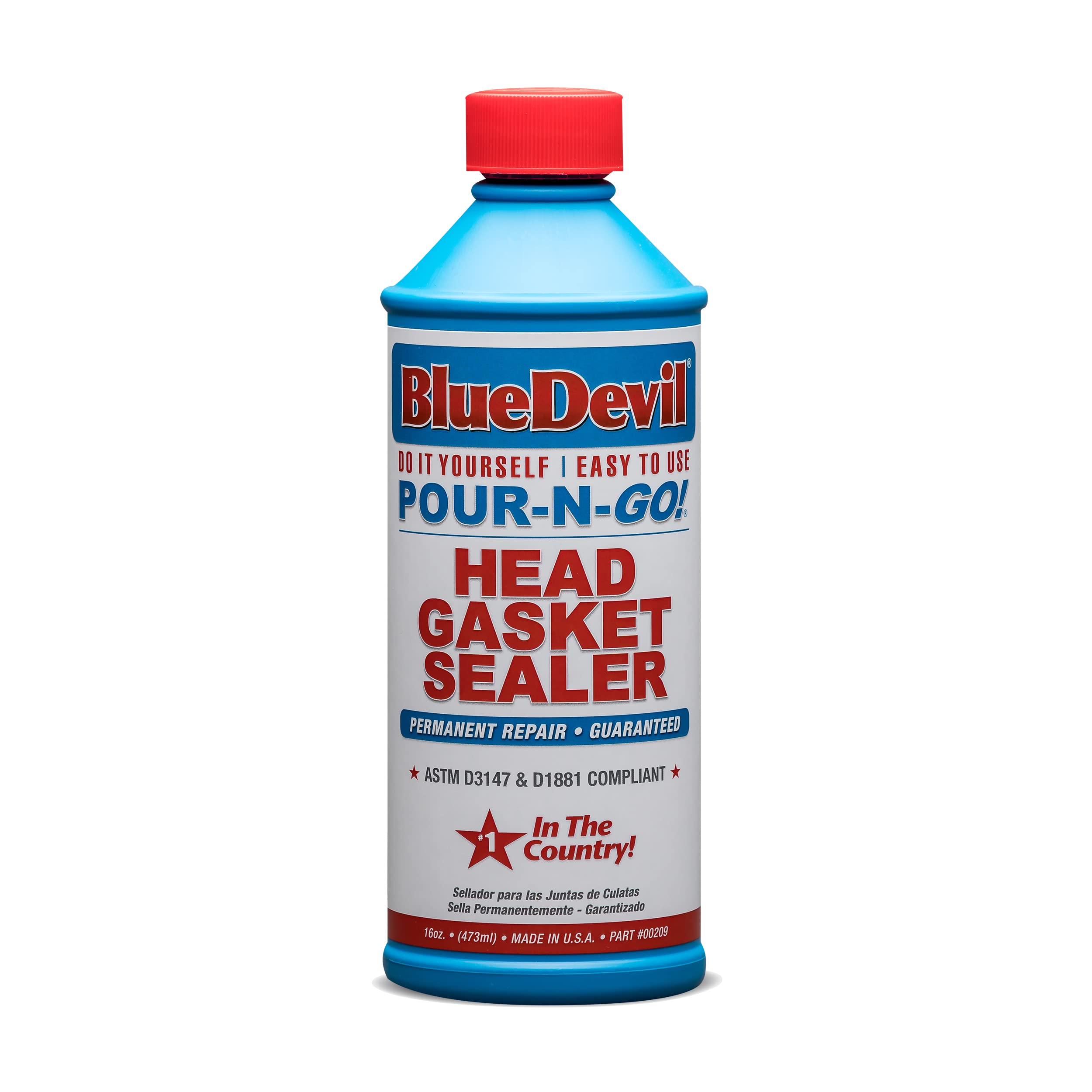 Bluedevil Products 00209 Pour-N-Go Head Gasket Sealer - 16 Ounce