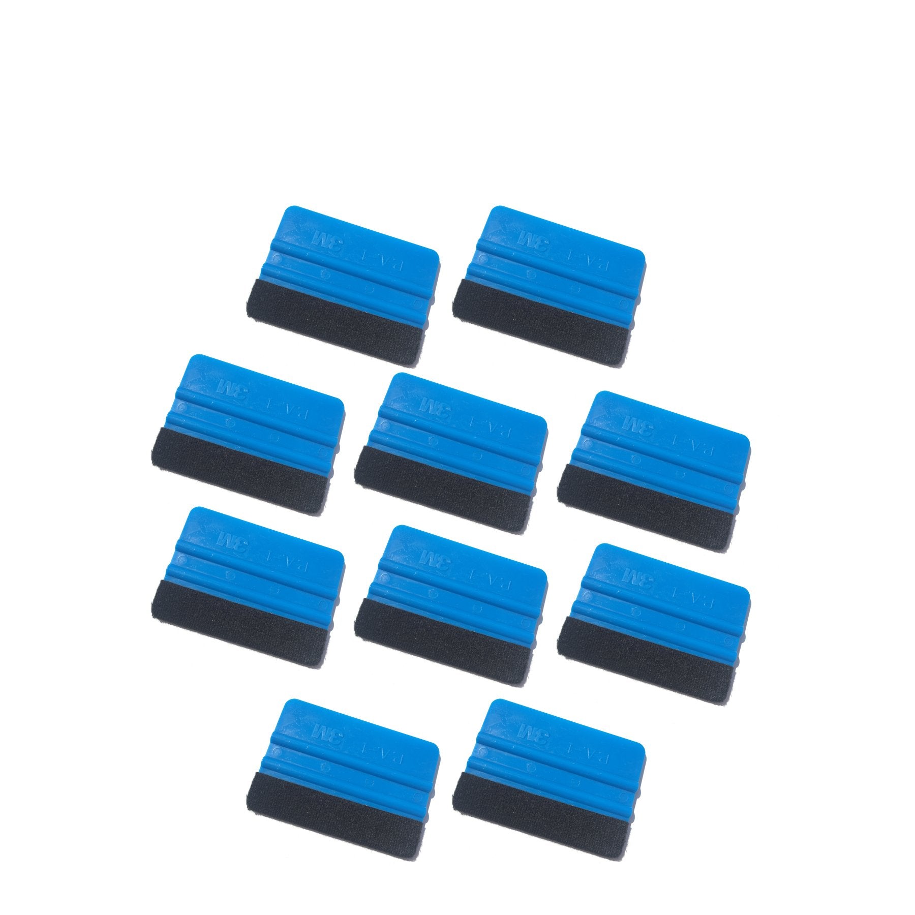 AlphaVinyl3M 3M Felt Squeegee 10 Pack Hand applicator Tool P.A.1 Blue