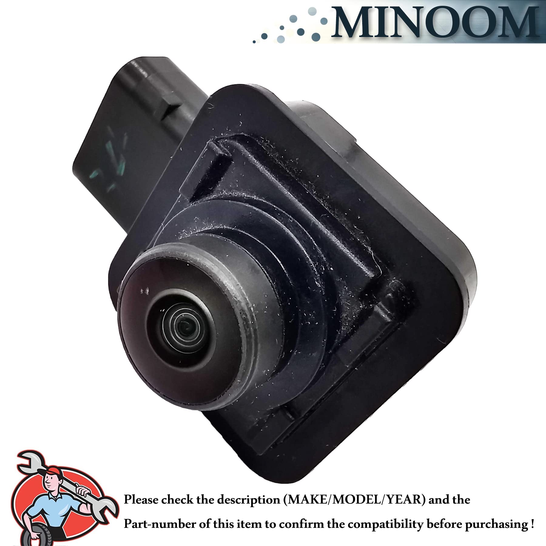 Minoom F2Gt-19G490-Cc Rear View Backup Parking Camera Replacement For F-Ord Explorer 2016-2019 Part No.#F2Gt 19G490 Cc