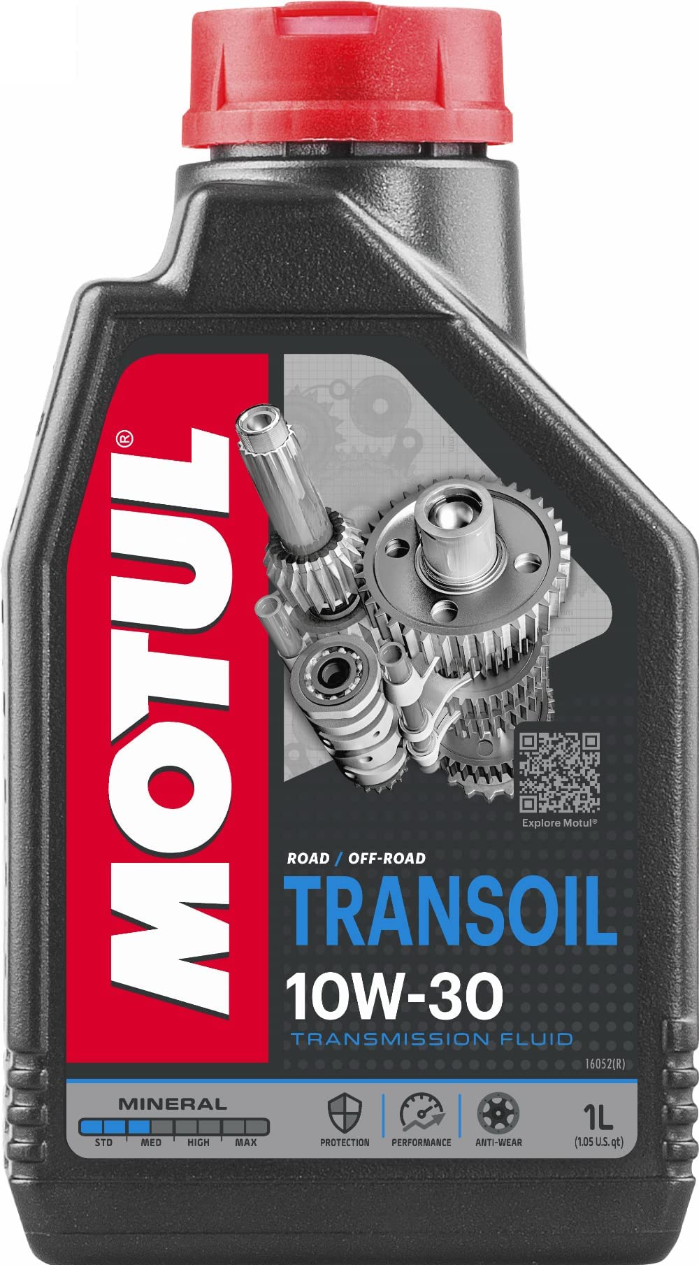 Motul 105894 Transoil 10W-30 Mineral Gear Oil, 1 Liter