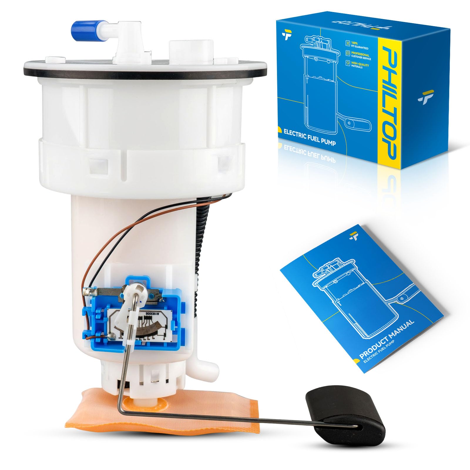 PHILTOP FG1367 Electric Fuel Pump Assembly Fits for 2006-2011 Accent, Rio5, Rio, 1.6L, SP3018M, P76534M, E8730M, 311101G500, 311