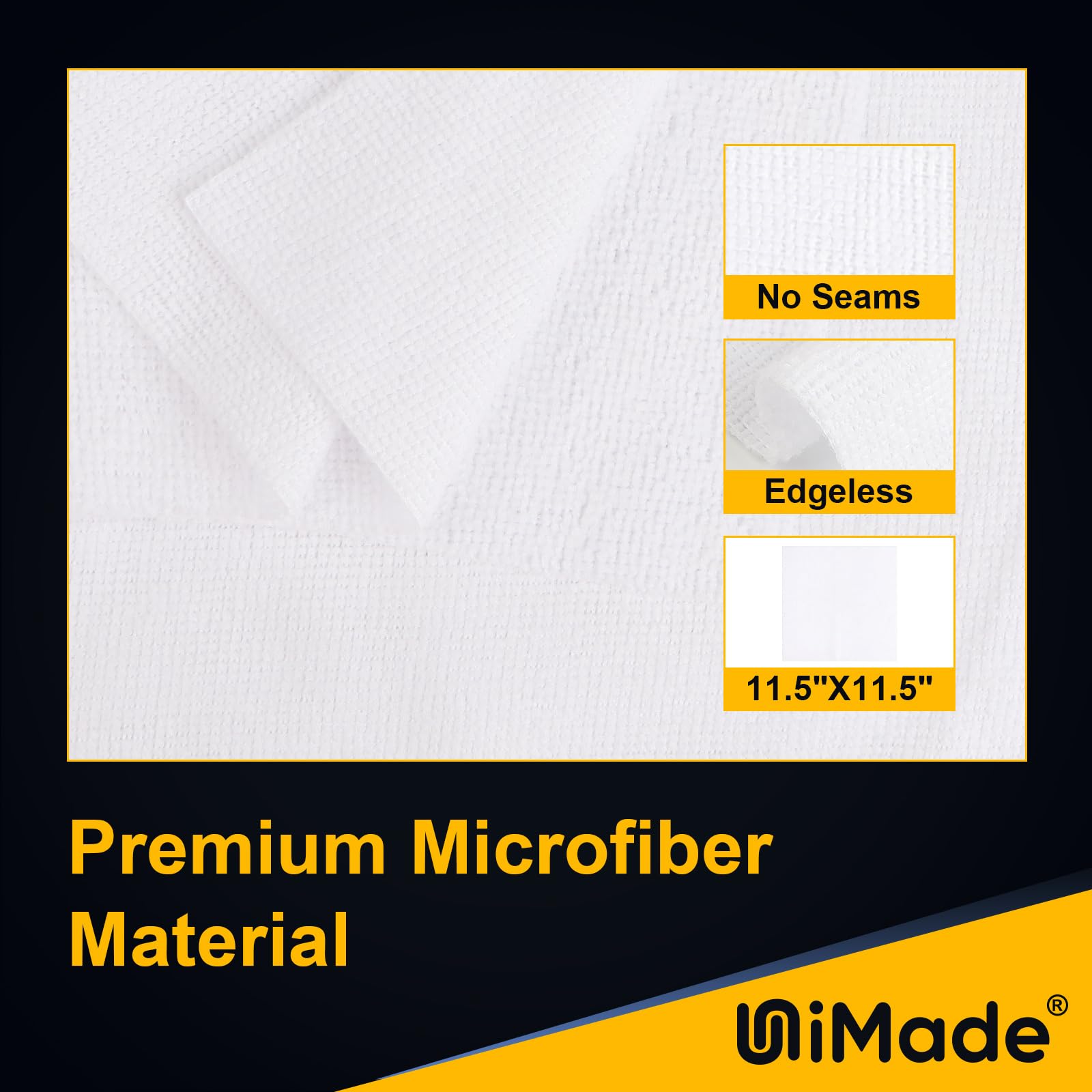 Unimade Shop Towels, 240 Pack Commercial Grade Work Rags Microfiber Towel For Cars Cleaning Rags Bulk Detailing Cloth For Automo