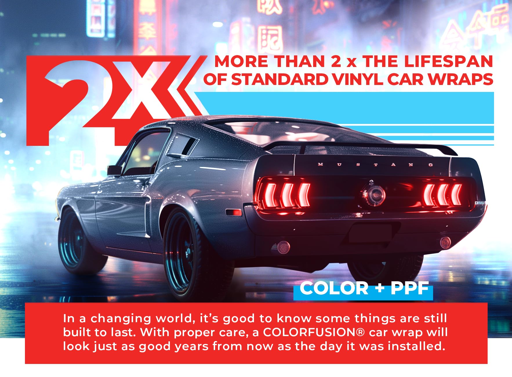 Colorfusion Ppf By Vvivid, Gloss China Blue Dry Apply Ppf Vinyl Car Wrap Roll 10Ft X 5Ft