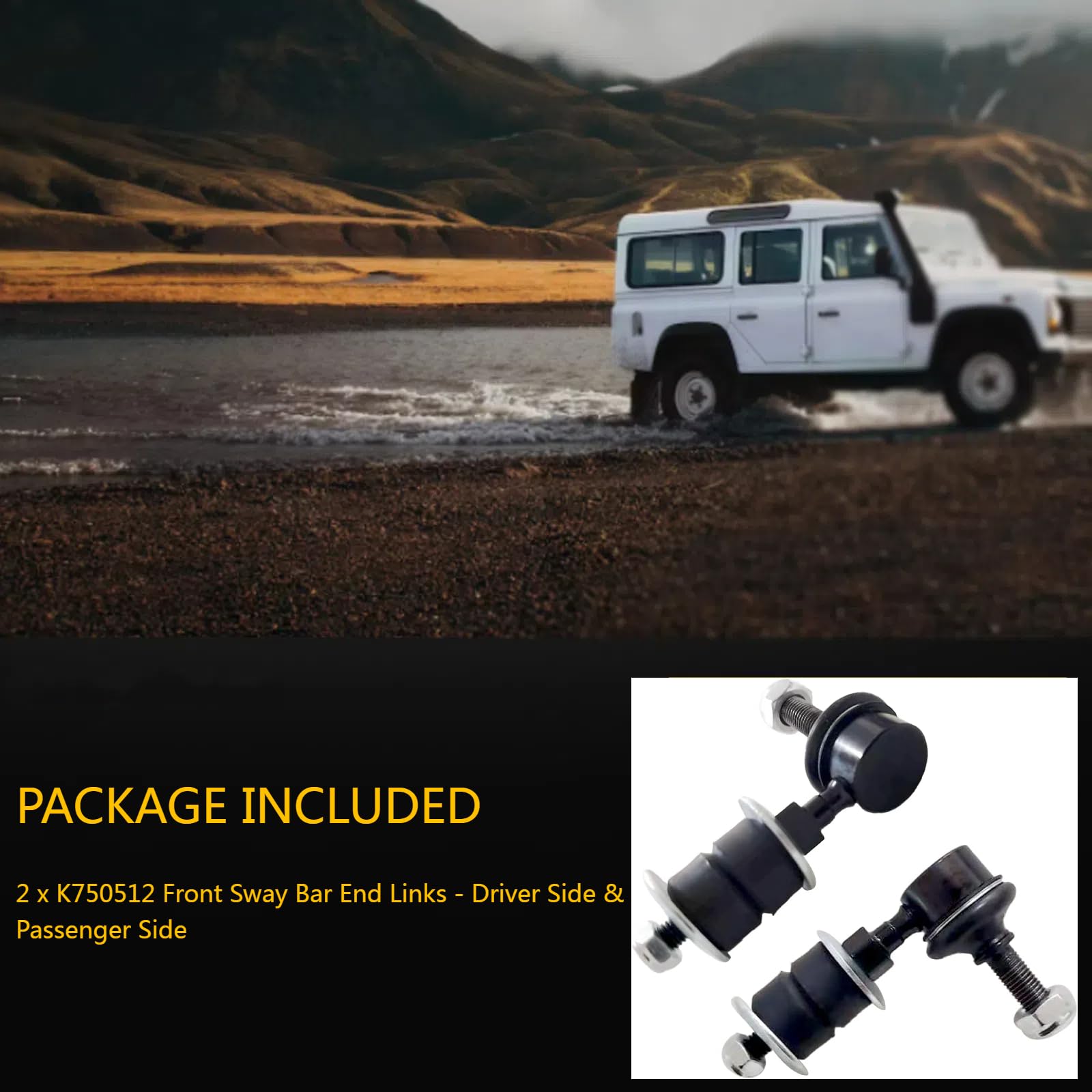 Hhcm 2Pc Front Sway Bar Link Kit K750512 For Acura Integra 1994 1995 1996 1997 1998 1999 2000 2001, Suspension Stabilizer Bar En
