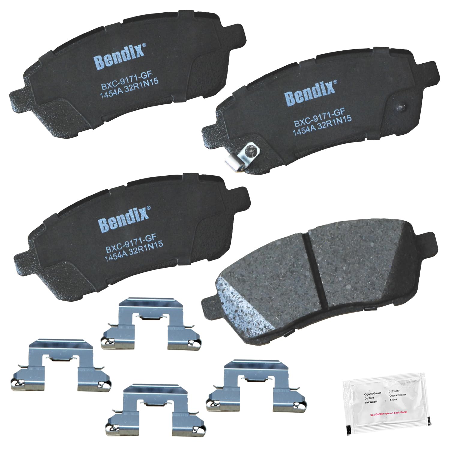 Bendix Priority1 Cfc1454A Ceramic Front Brake Pads For Mazda 2 2014-2011, Suzuki Swift 2014, Swift 2021-2020