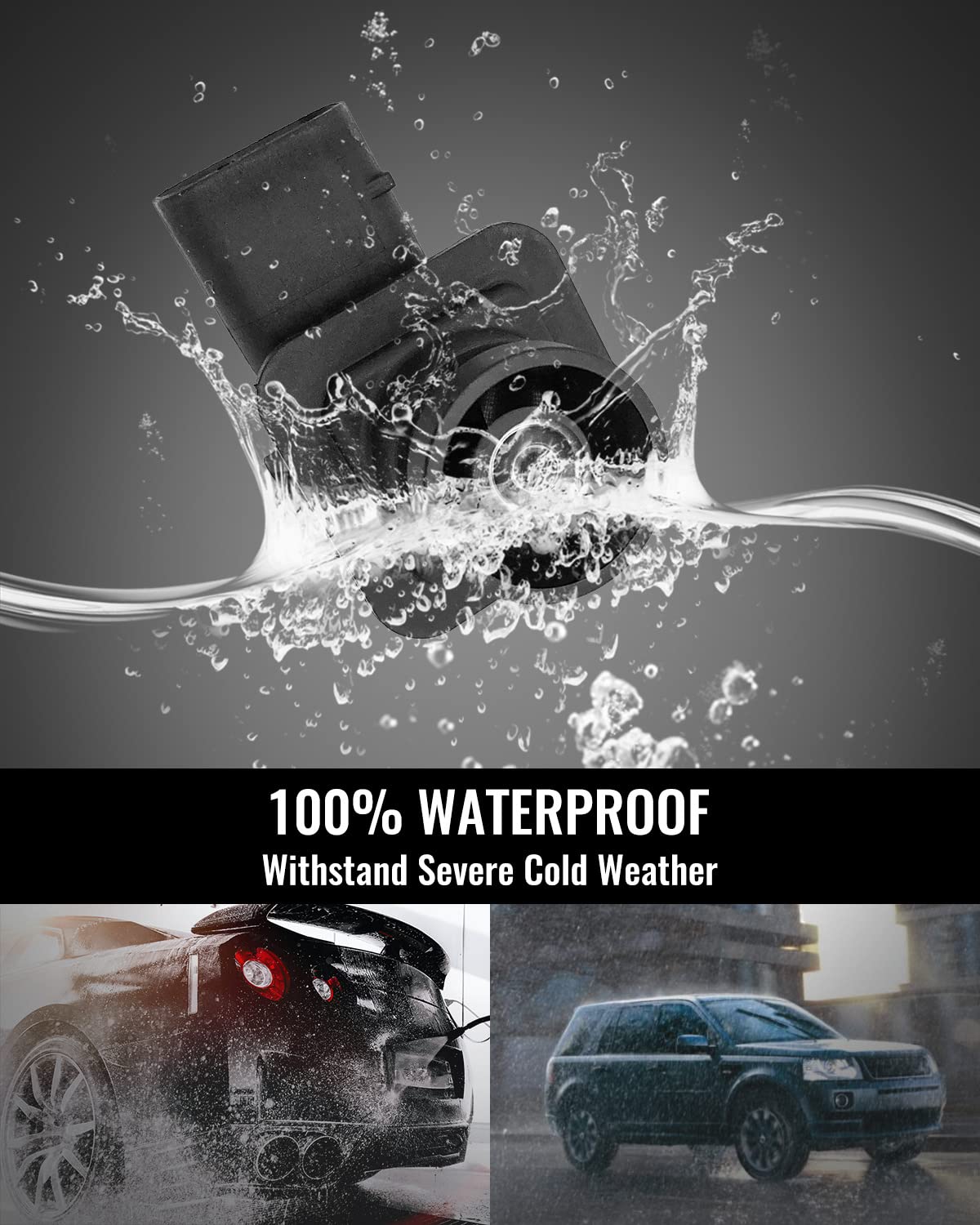 Rear View Park Assist Camera Eb5Z-19G490-Aa Fit For Ford Explorer 2011-2015, Far Infrared Wide Angle Hd Night Vision Waterproof