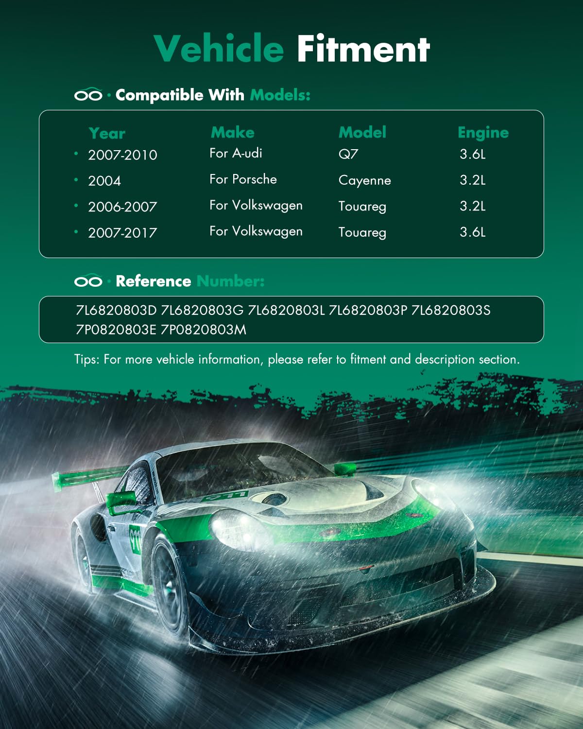 SCITOO AC Compressor for 2004-2017 for Audi Q7 3.6L for Porsche Cayenne 3.2L for Volkswagen Touareg 3.2L for Volkswagen Touareg