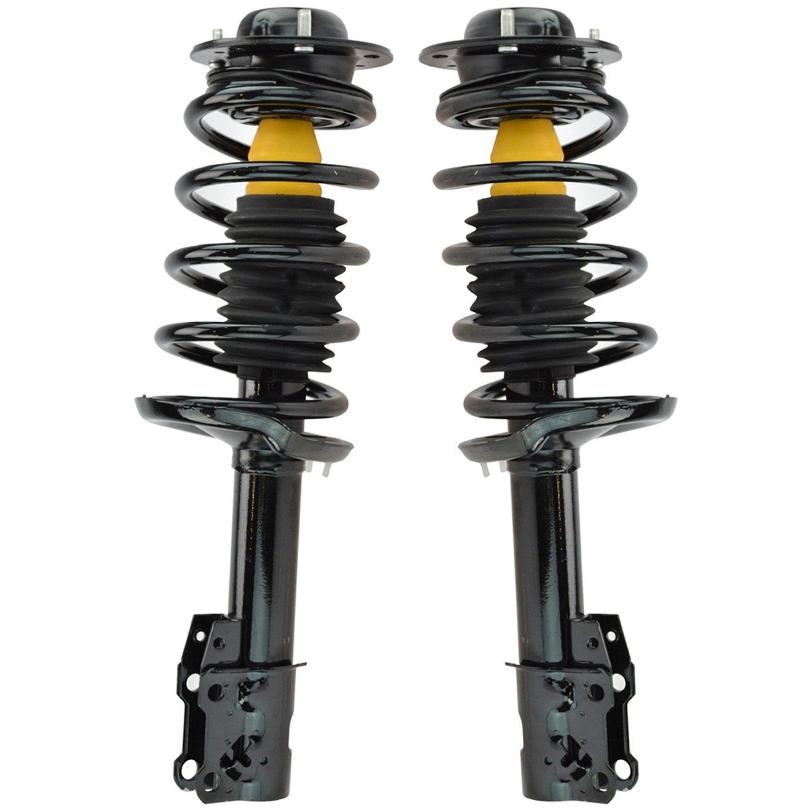 Trq Front Strut & Coil Spring Assembly Set Driver & Passenger Sides Compatible With 04-12 Chevrolet Malibu 05-10 Pontiac G6 07-0