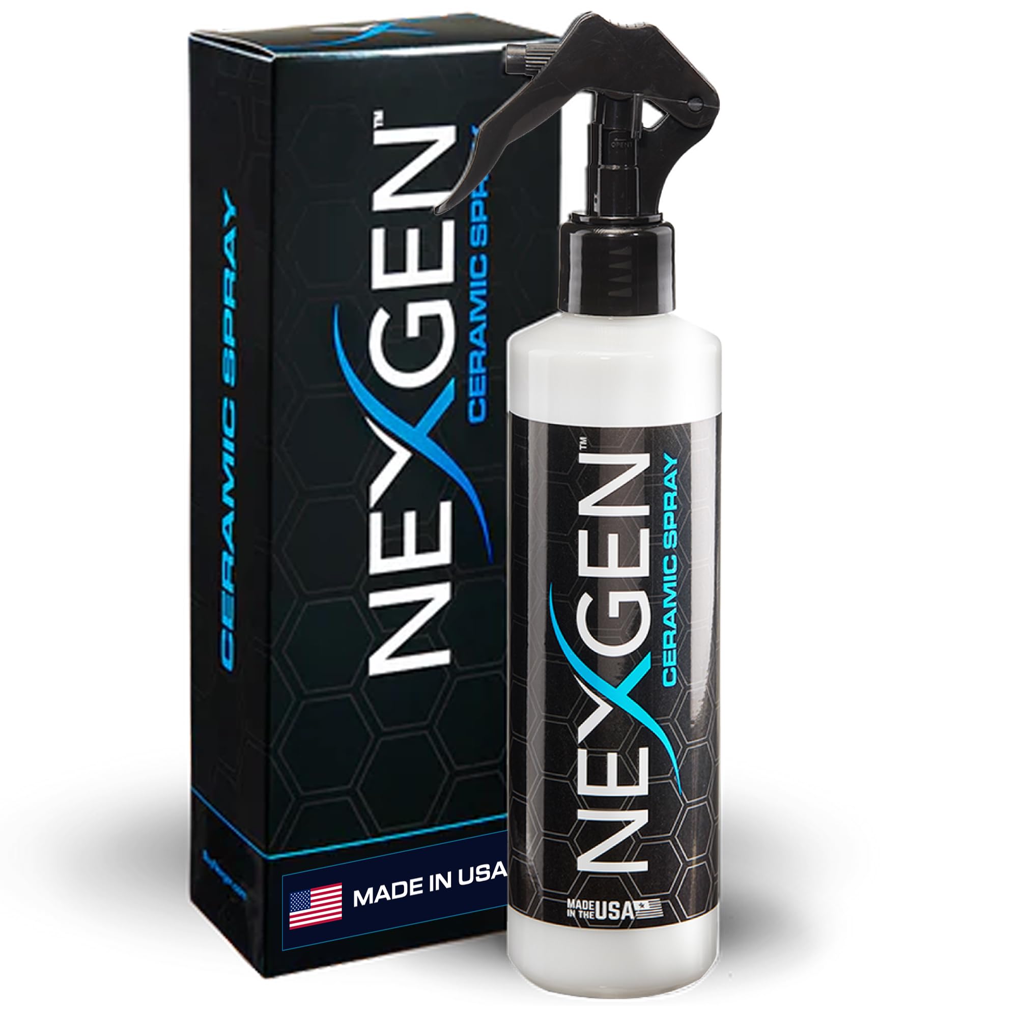 Nexgen Ceramic Spray - Professional-Grade Sealant for Cars, RVs, Boats - 8oz Bottle, Easy Application, Durable Ceramic Protection