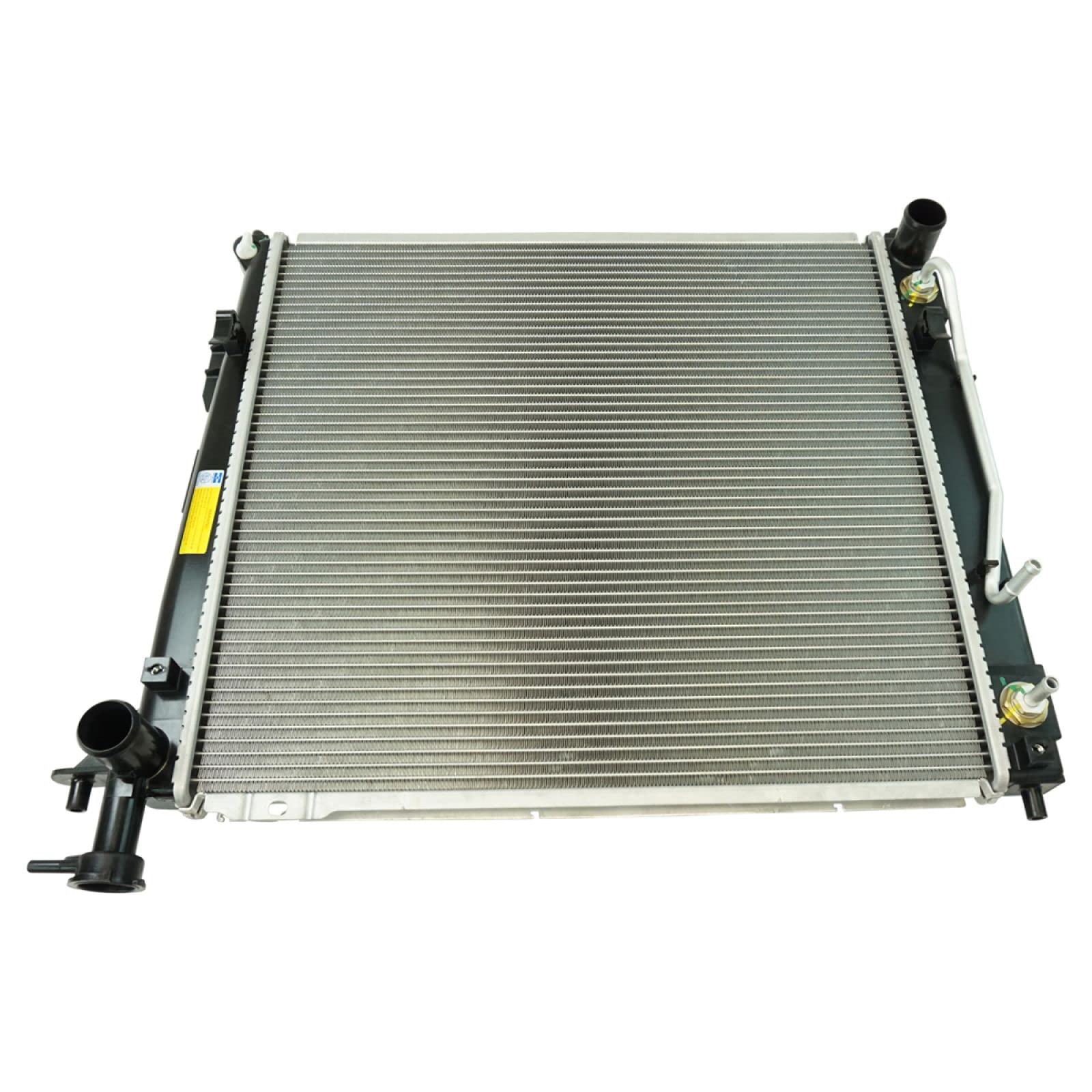 Trq Radiator Assembly Aluminum Core Compatible With 13-18 Hyundai Santa Fe Sport Cu13373 Hy3010187