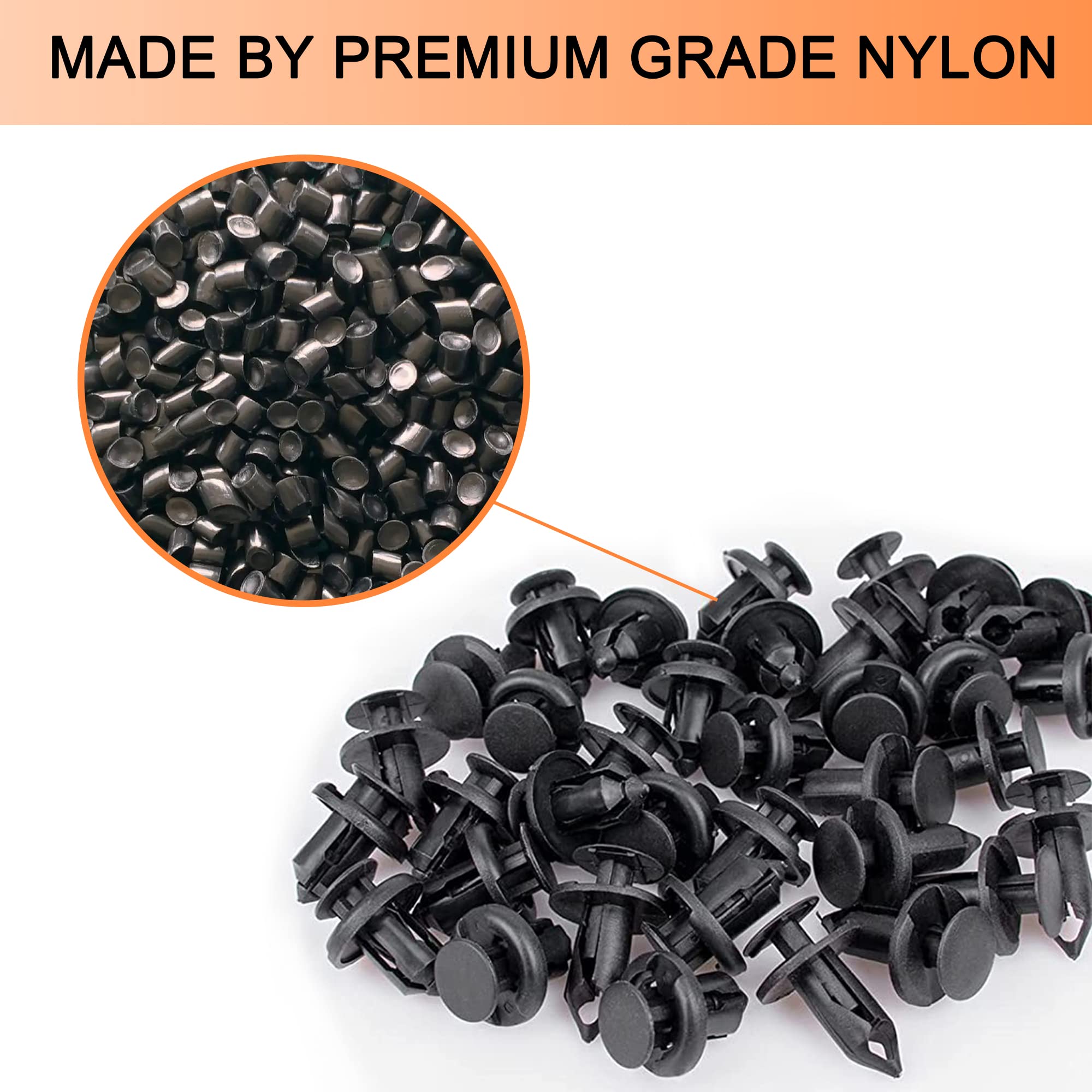 Car Retainer Clips 1345PCS Car Push Retainer Clips Car Plastic Door Panel Trim Clips Kit 36 Sizes Cars Body Kits Fastener Remove