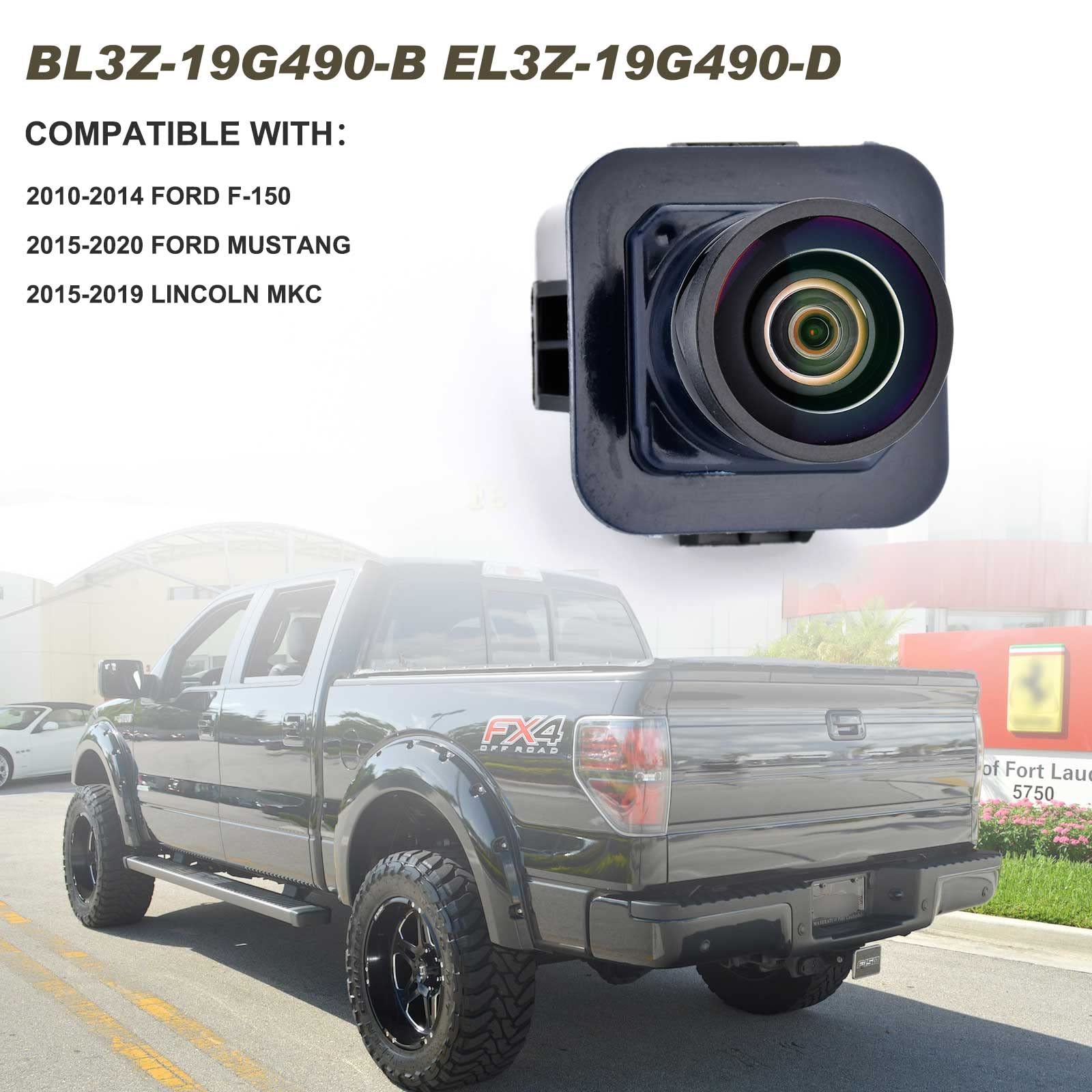 Backup Camera Compatible With Ford F150 2010 2011 2012 2013 2014 Mustang 2015-2020 Lincoln Mkc 2015-2019 Parking Assist Rear Vie