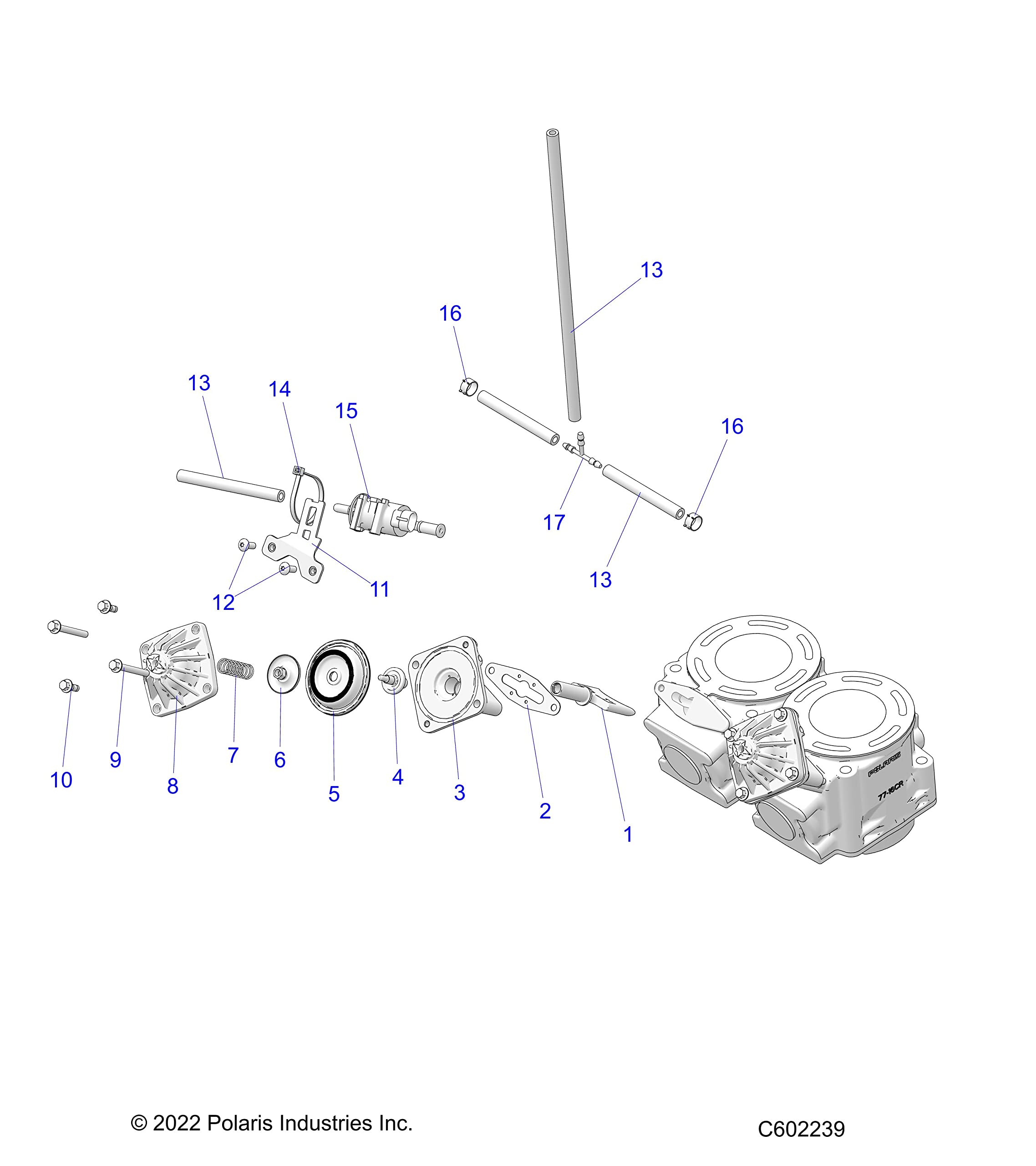 Polaris Snowmobile Exhaust Bellows, Genuine Oem Part 5414495, Qty 1