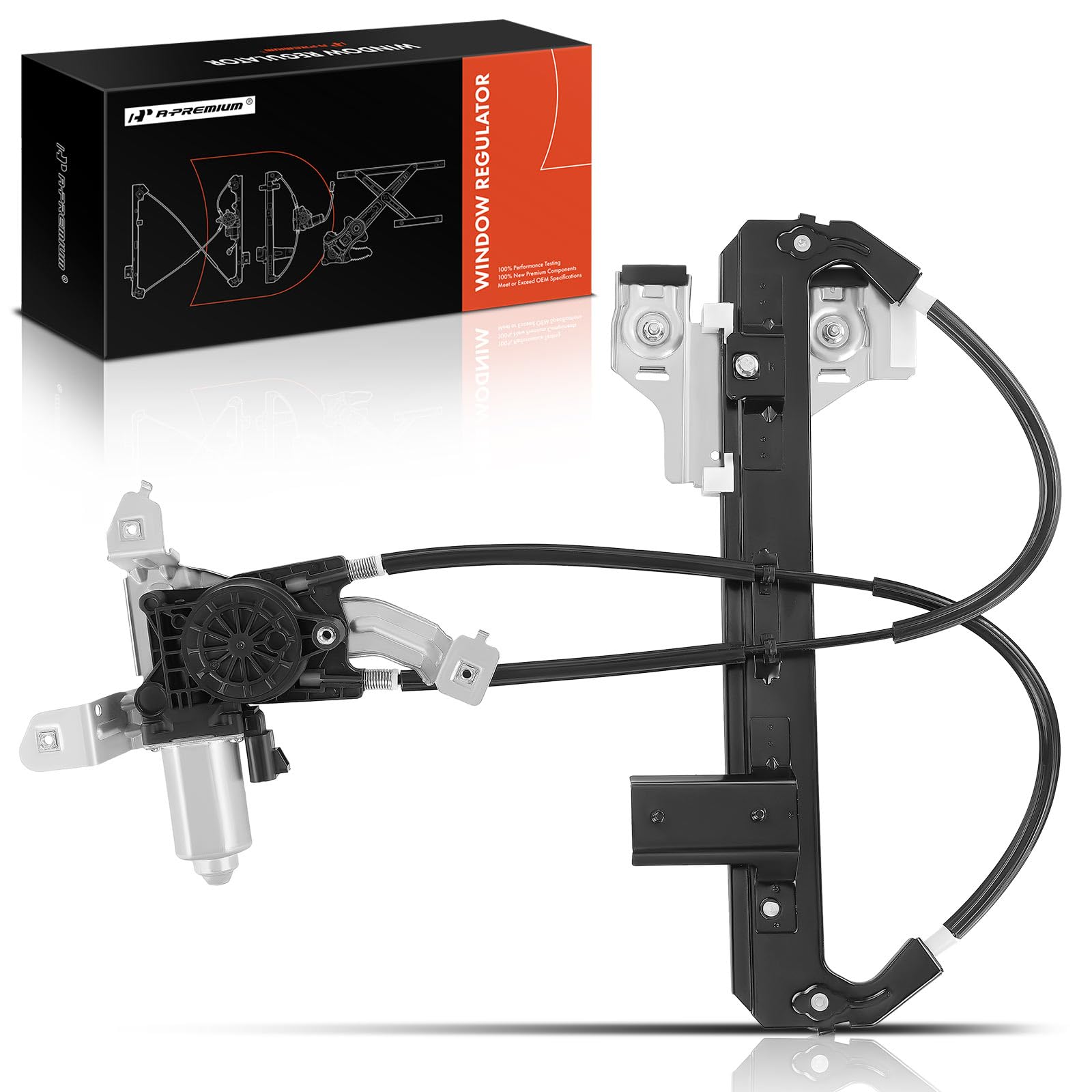 A-Premium Power Window Regulator And Motor Assembly Replacement For Chevrolet Tahoe Gmc Yukon 2000-2006 Cadillac Escalade 2002-2