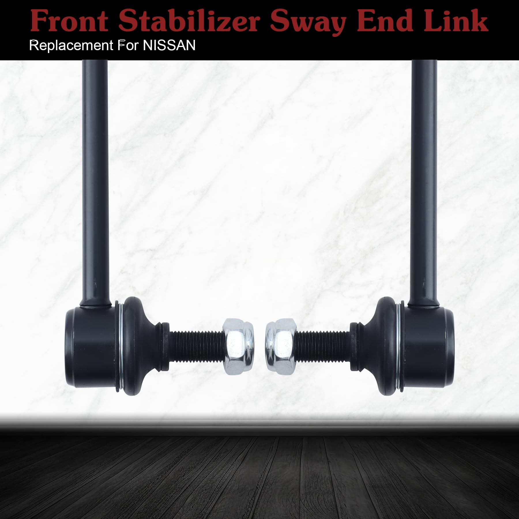 Stiueoav K80255 Sway Bar Link - Front Stabilizer End Link Compatible With 2003-2007 Murano?2004-2009 Quest